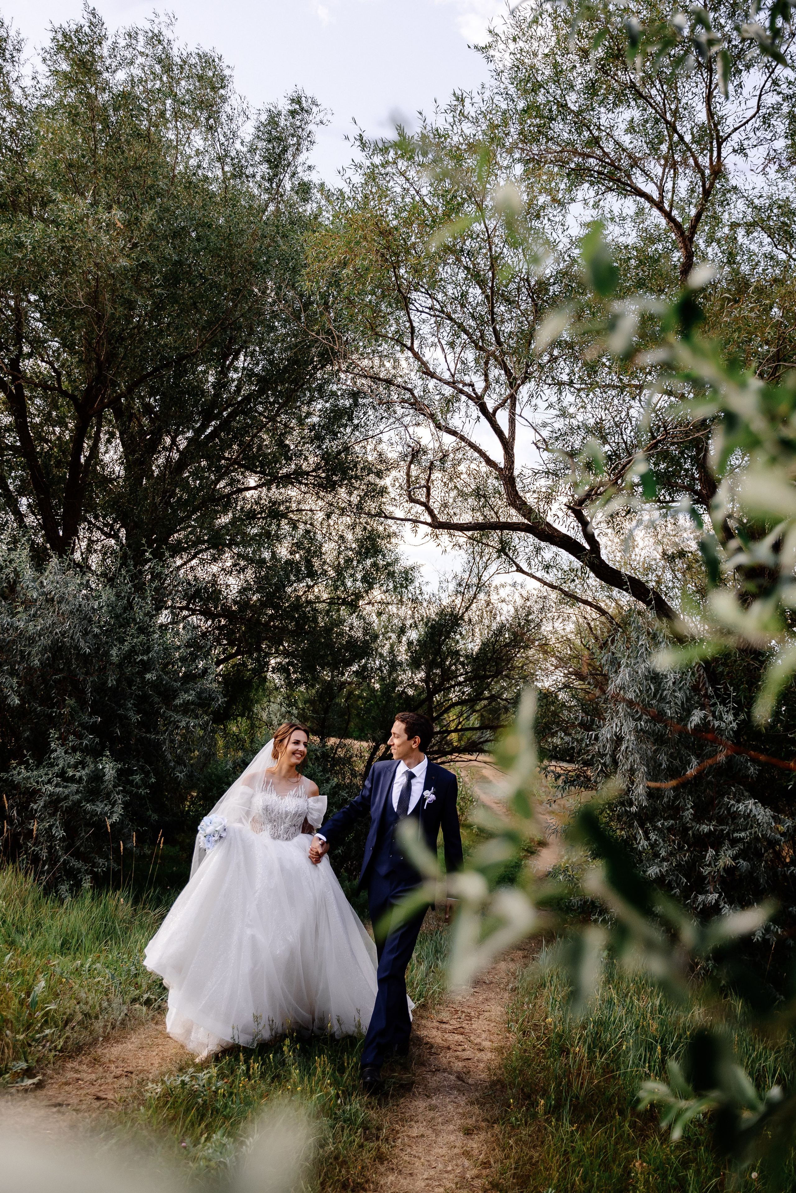 свадебная фотосессия на природе