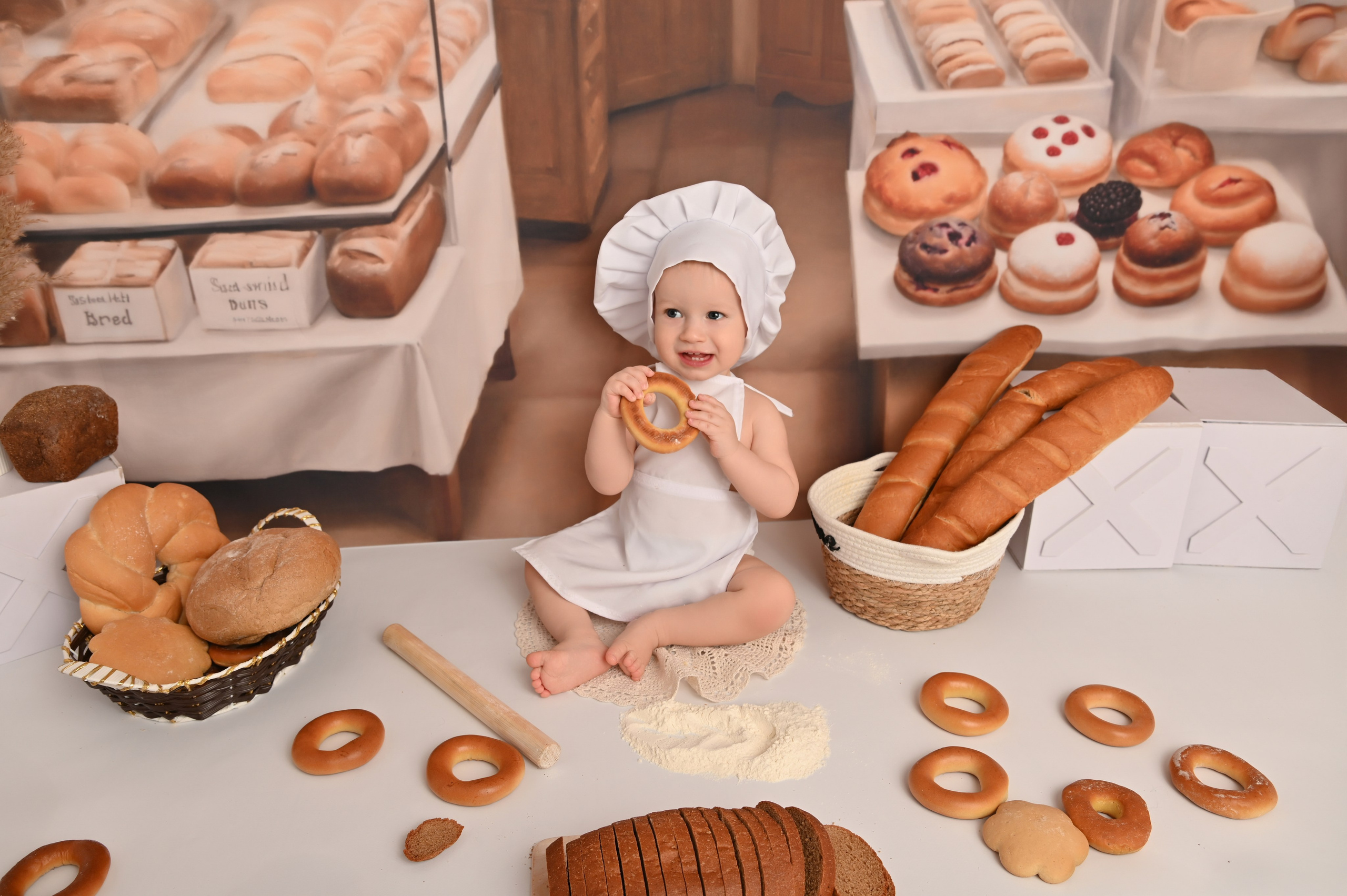 Годик Дениса. Фотограф Новорожденных и семейный Элла Огай г. Сатпаев