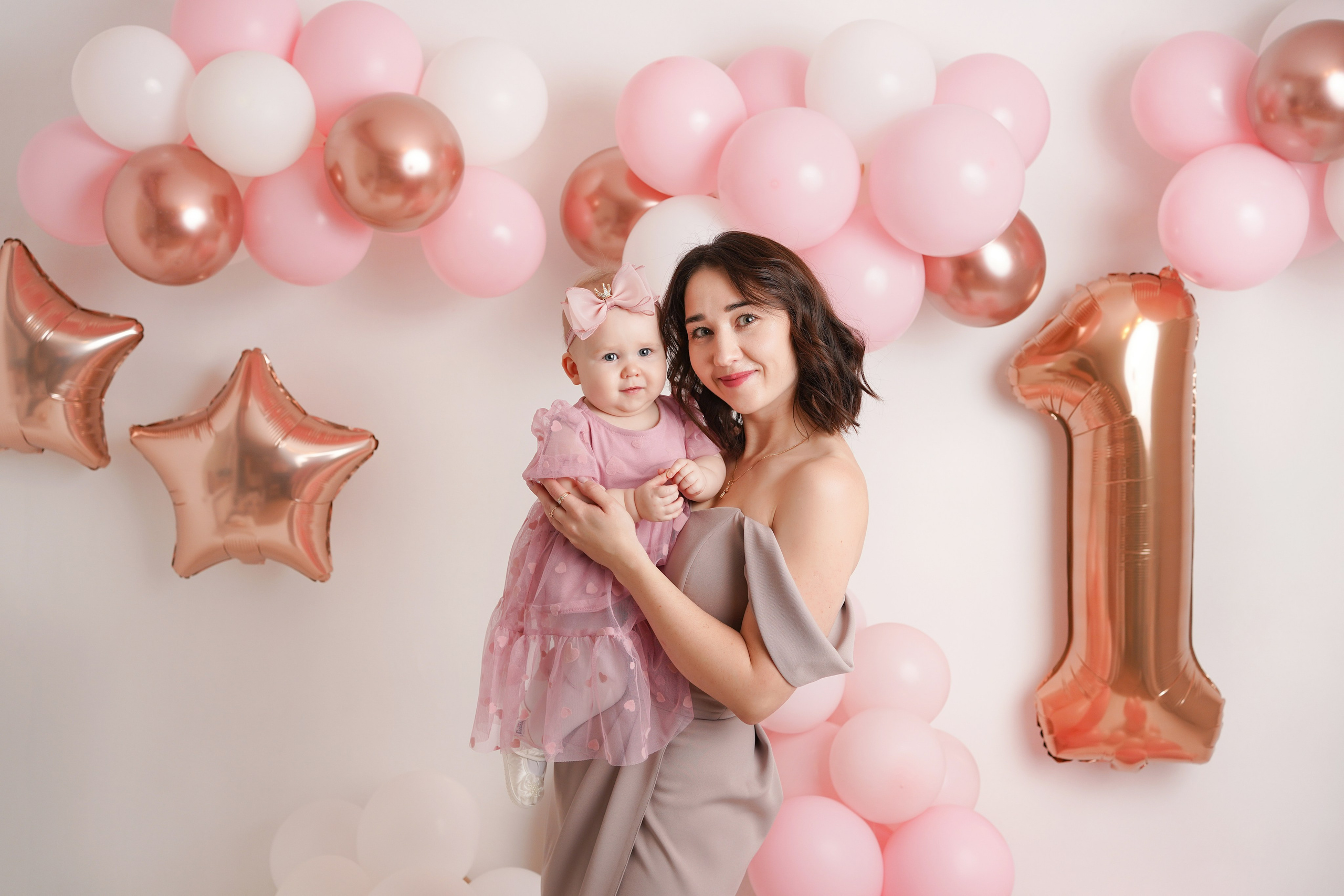 Детская фотосессия Первый годик Ульяны. Детский фотограф и фотограф новорожденных в Калининград Оксана Иваний