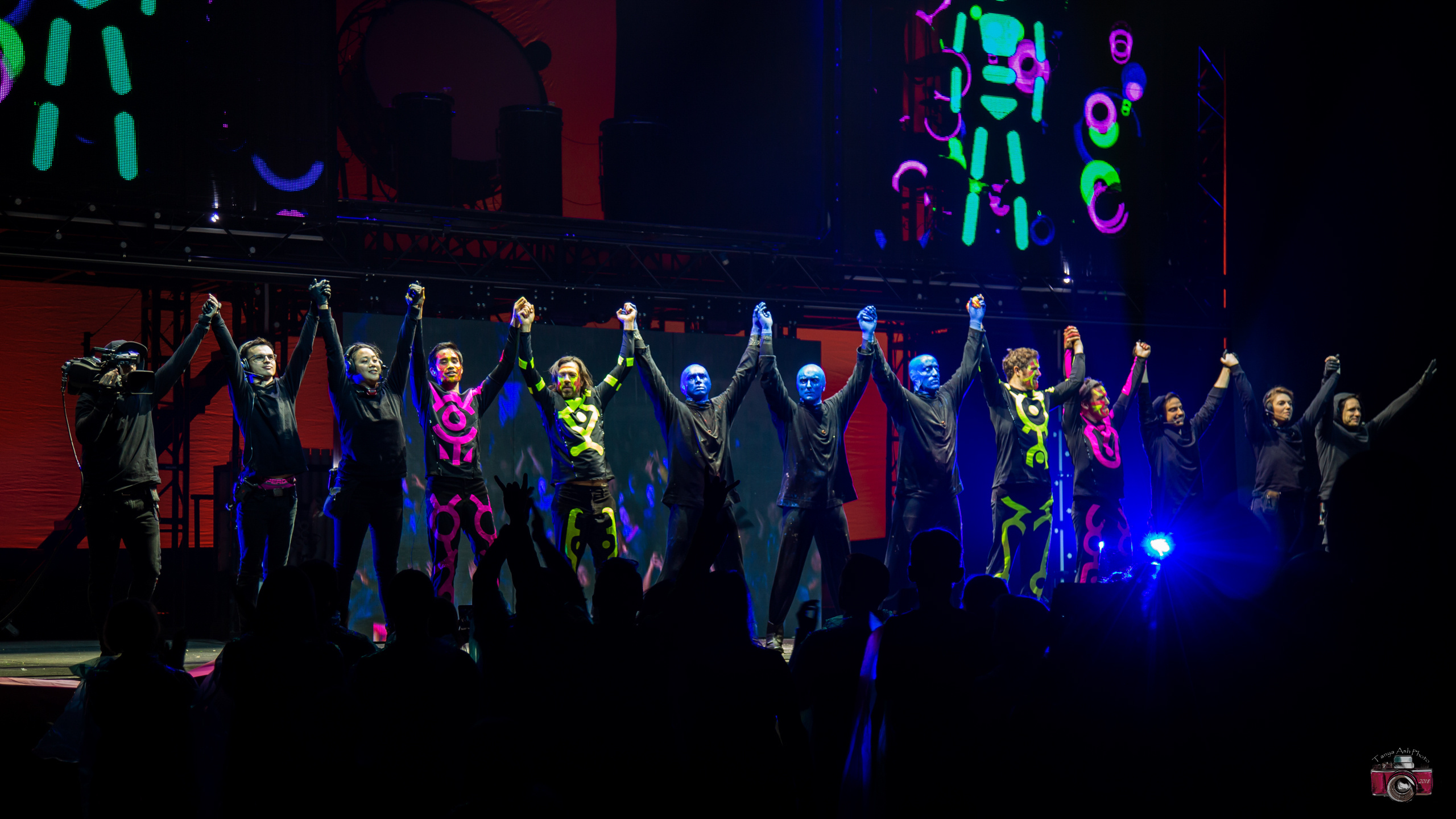 Выступление Blue Man Group. Фотограф Сонкина Татьяна