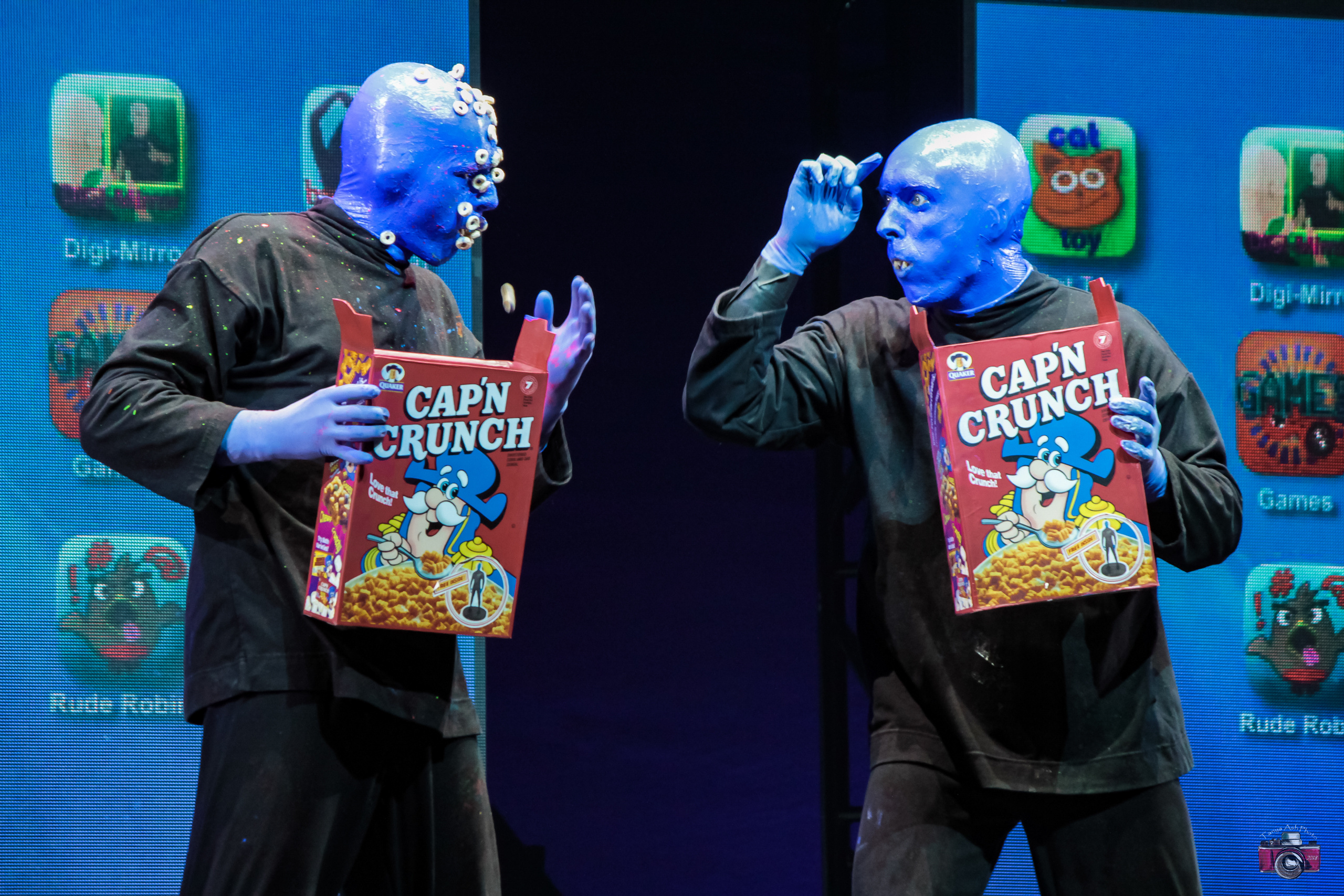 Выступление Blue Man Group. Фотограф Сонкина Татьяна