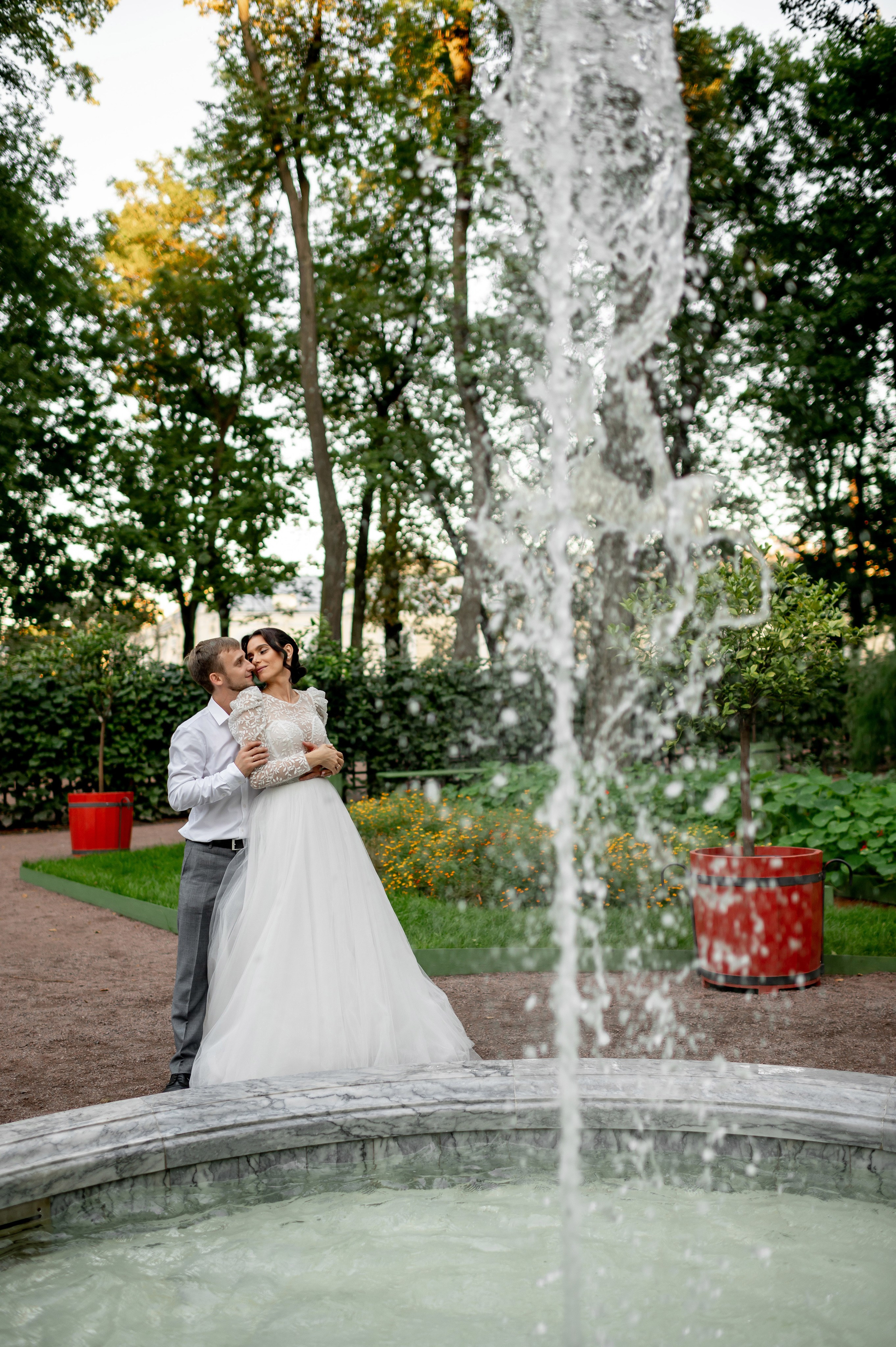 Кирилл и Анжела (круассаны, кофе и фотосессия в Летнем саду). Портретный, семейный и свадебный фотограф в Санкт-Петербурге и в Пушкине Ширяев Денис