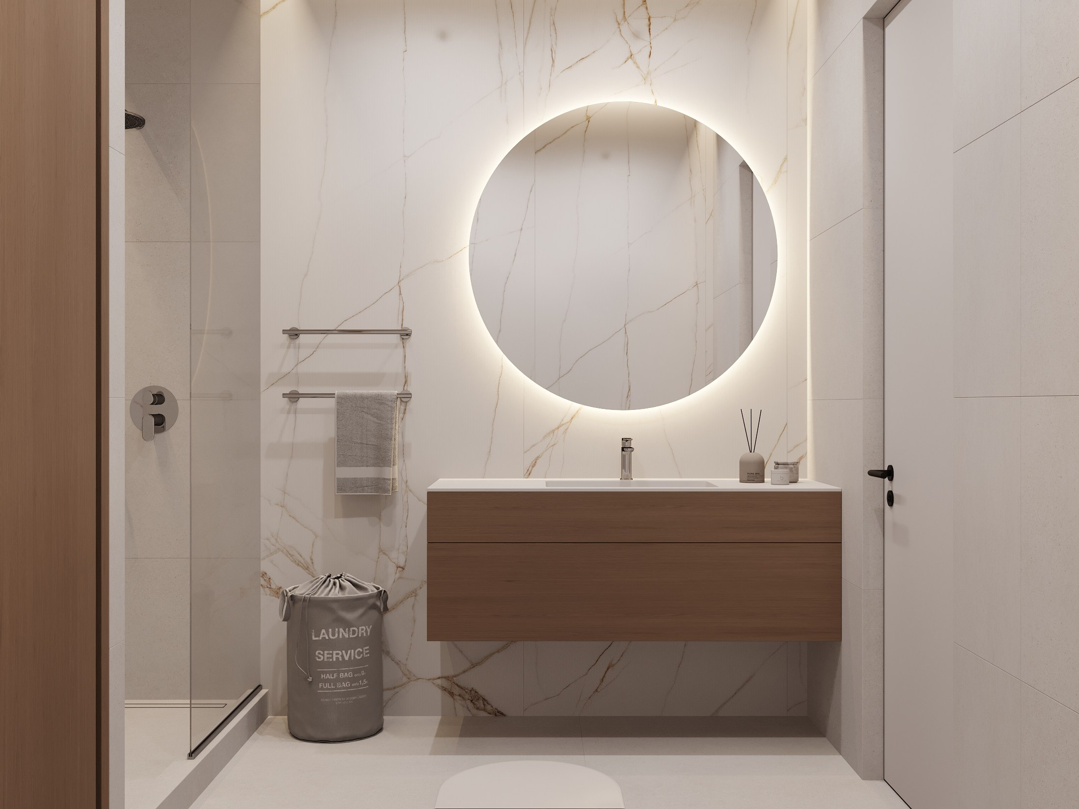 ЖК Аквамарин 112.6 кв.м. Дизайнер интерьера и 3D визуализатор Ванчугова Ольга