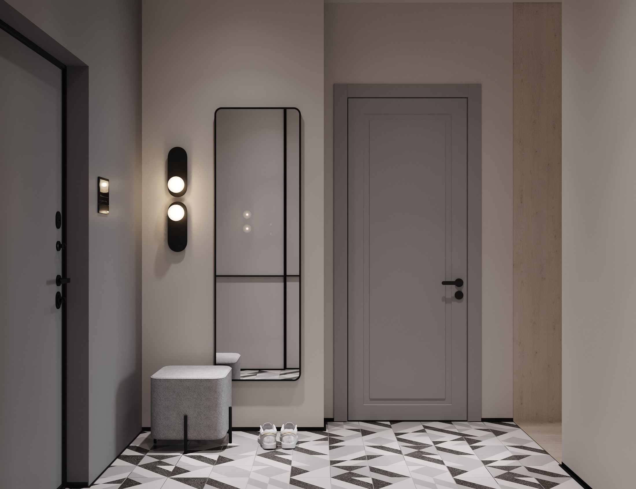 ЖК Еловый 54.7 кв.м. Дизайнер интерьера и 3D визуализатор Ванчугова Ольга