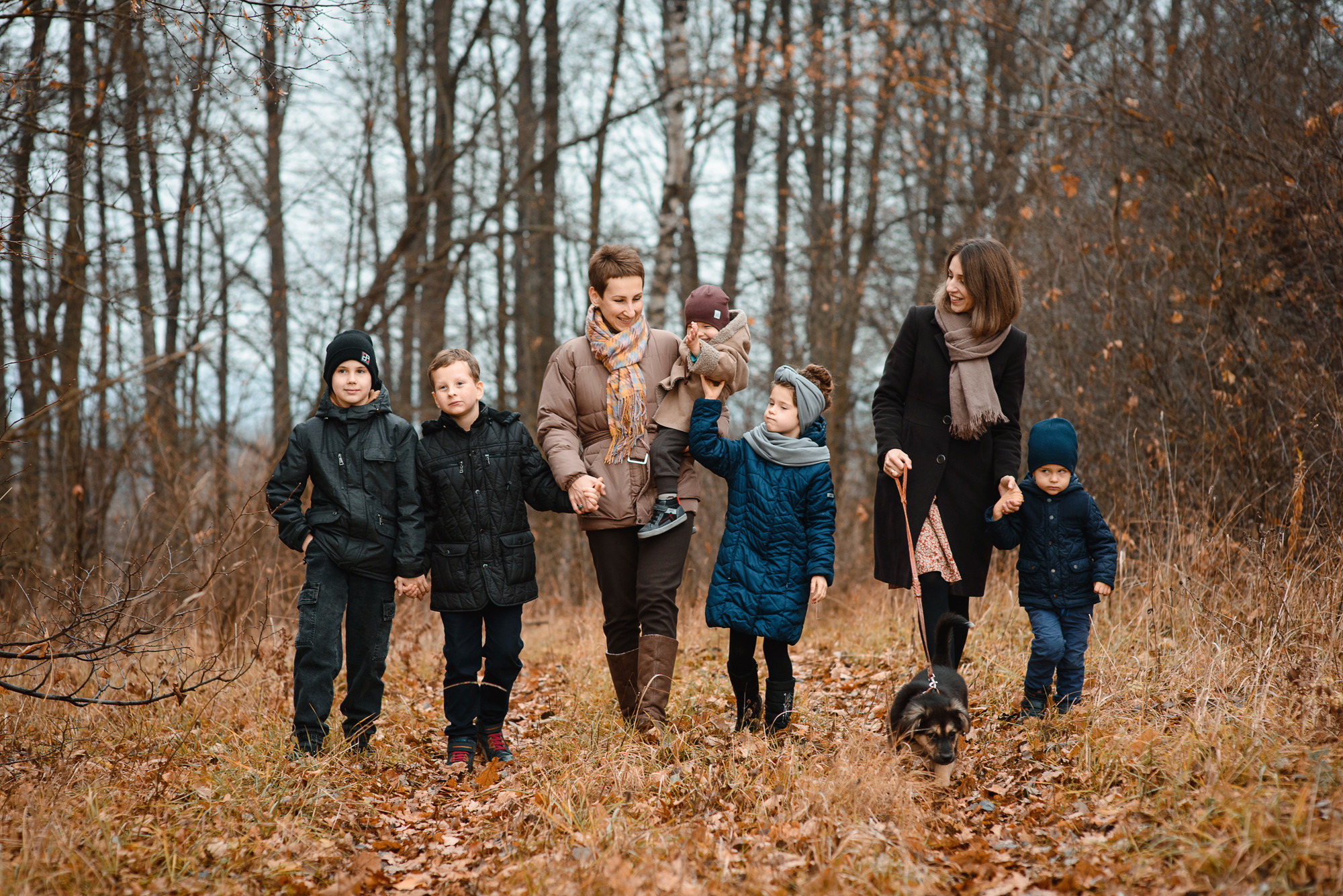 Фотосъемка большой семьи. Семейный и женский фотограф Красноярск Екатерина Пусенкова
