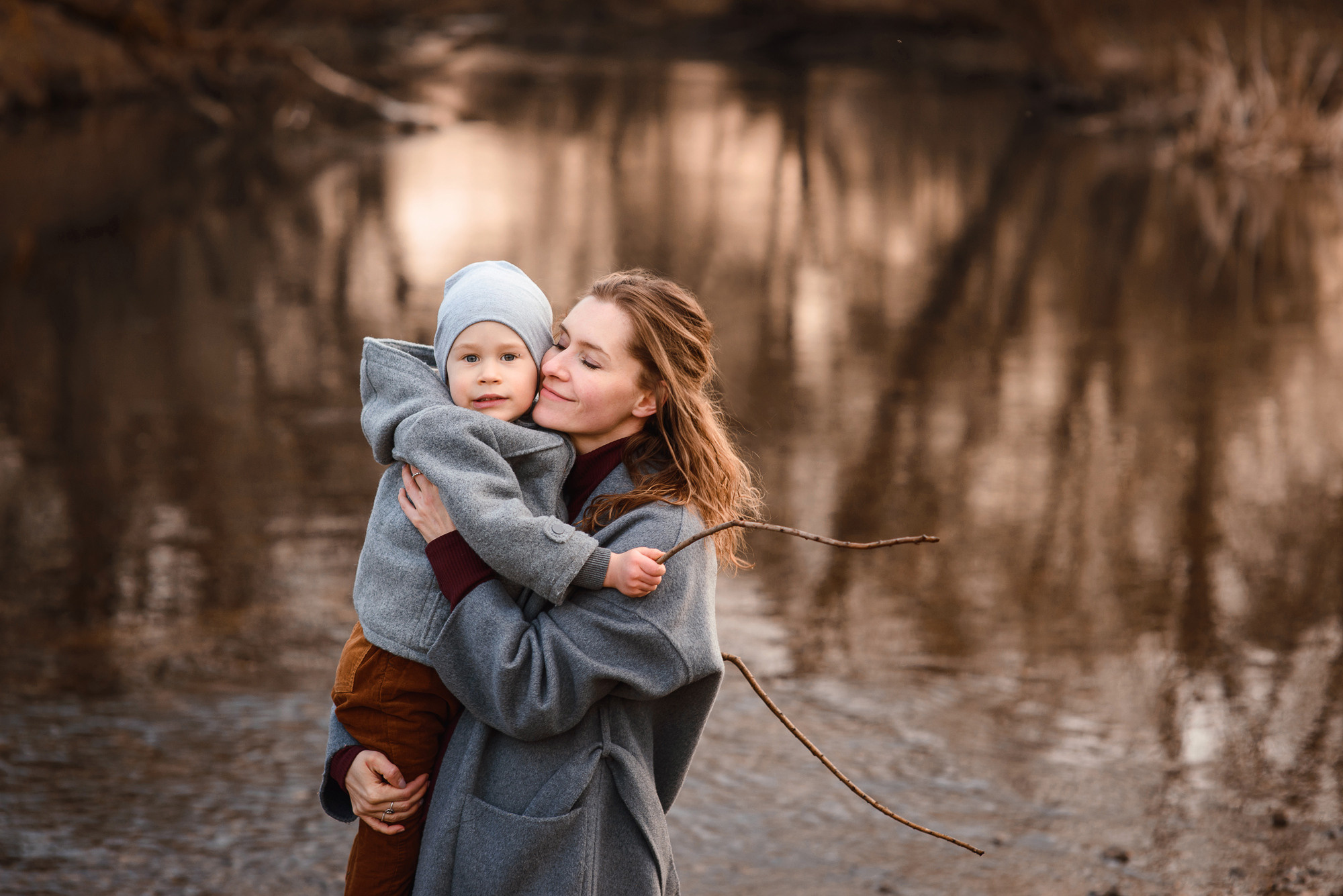 Весенняя фотосессия для семьи Анны и Кирилла. Семейный и женский фотограф Красноярск Екатерина Пусенкова