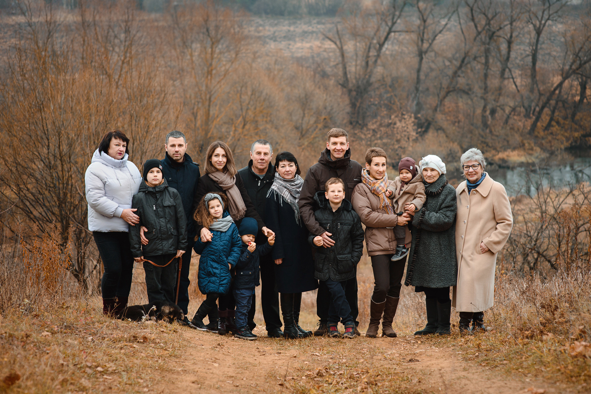 Фотосъемка большой семьи. Семейный и женский фотограф Красноярск Екатерина Пусенкова