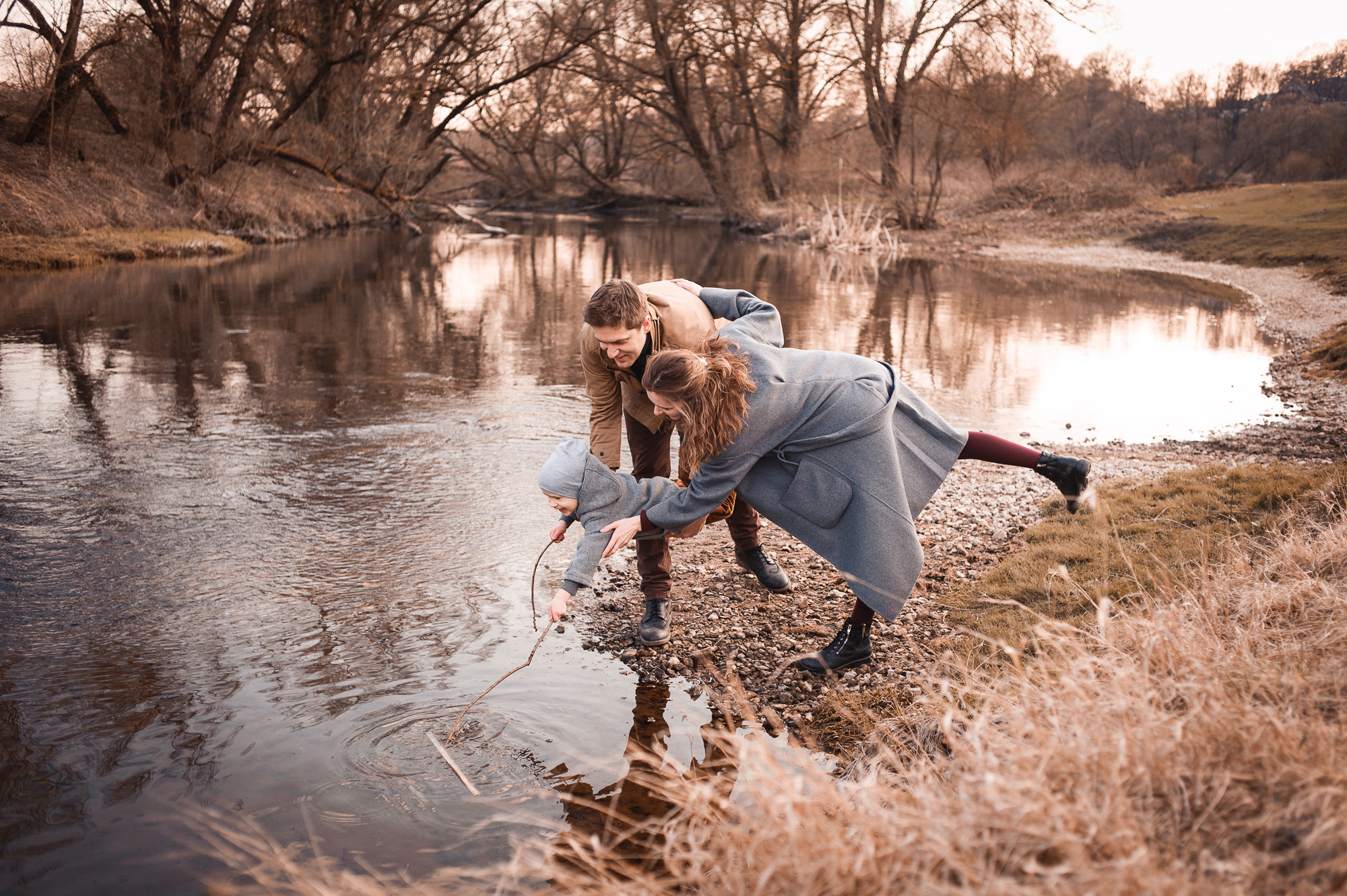 Весенняя фотосессия для семьи Анны и Кирилла. Семейный и женский фотограф Красноярск Екатерина Пусенкова