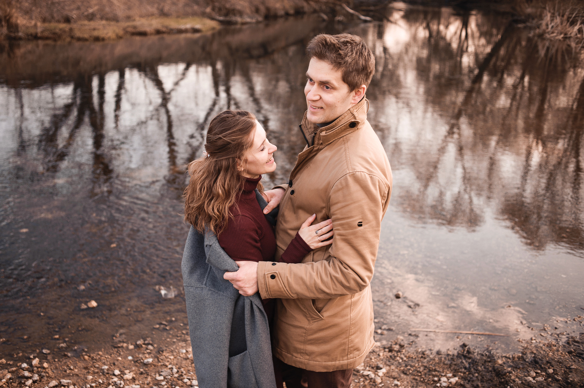 Весенняя фотосессия для семьи Анны и Кирилла. Семейный и женский фотограф Красноярск Екатерина Пусенкова