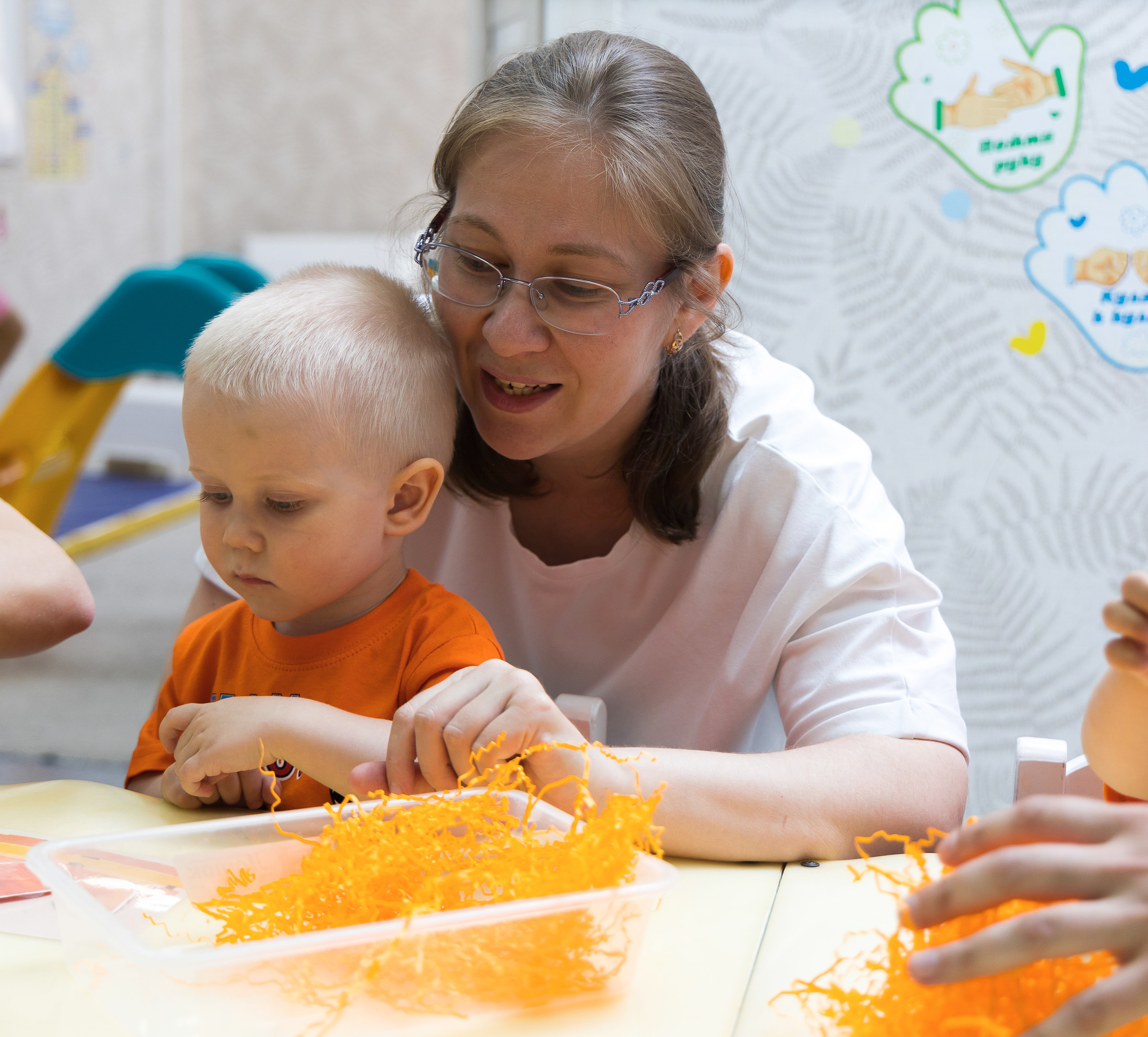 — Оранжевое занятие в Детском клубе «Буквашка» в Жуковском