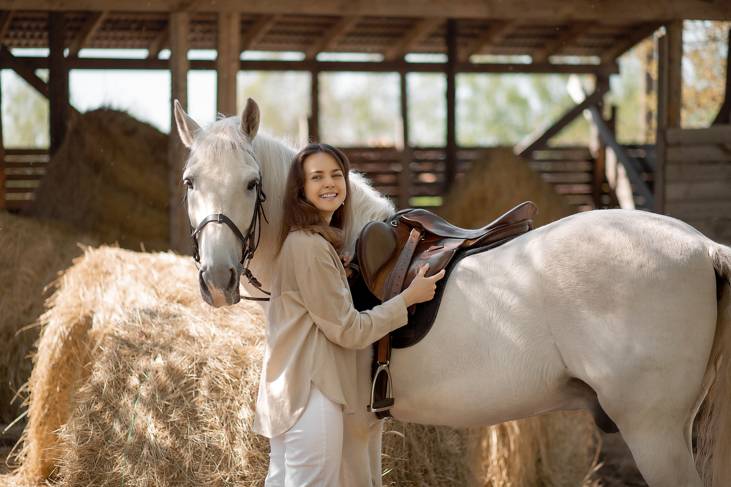Фотосессия Марии с Воробьем. Фотосессия с лошадьми в Нижнем Новгороде