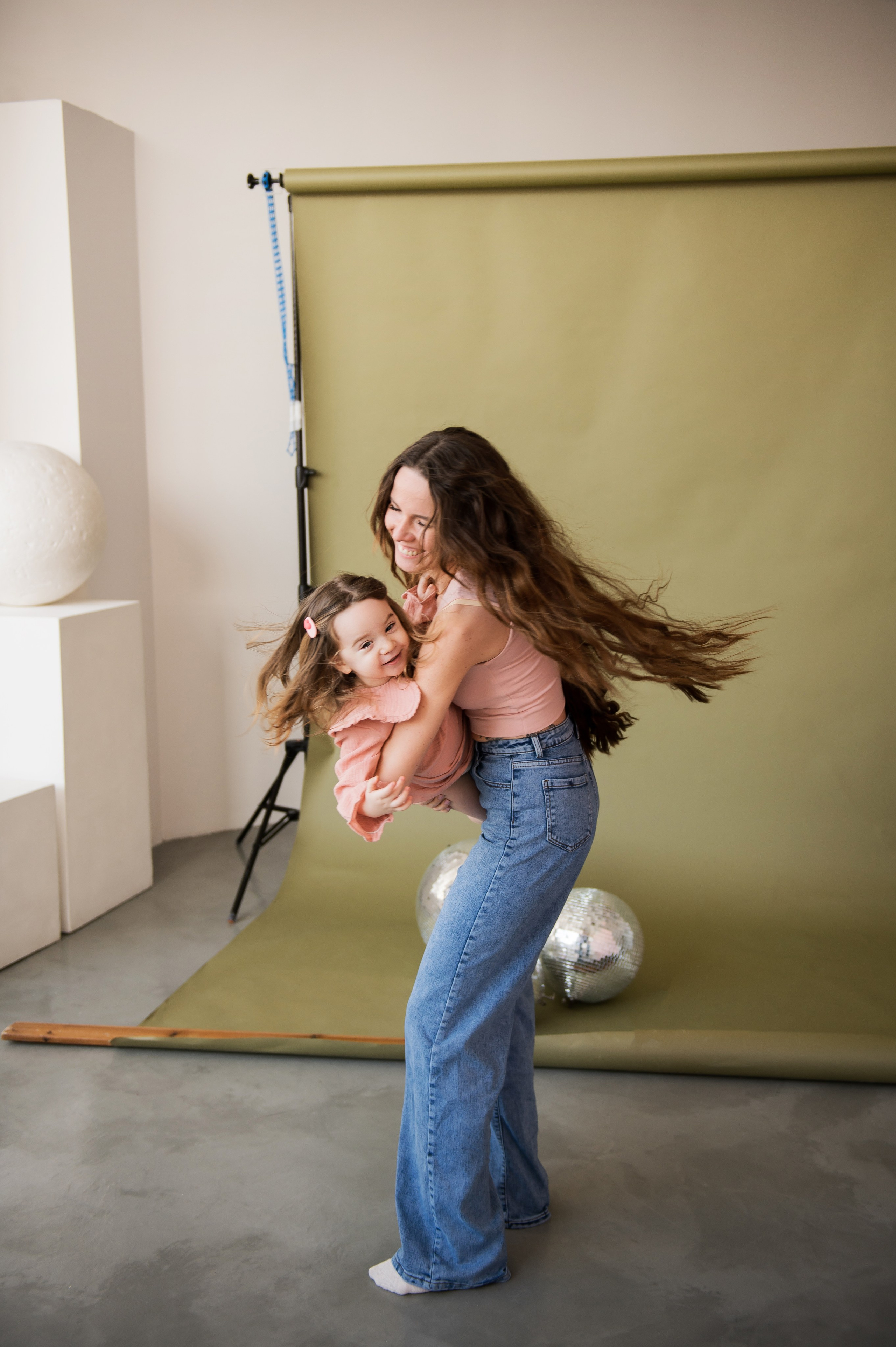 Мама и дочка, студия. Анна Смирнова. Фотограф, Москва