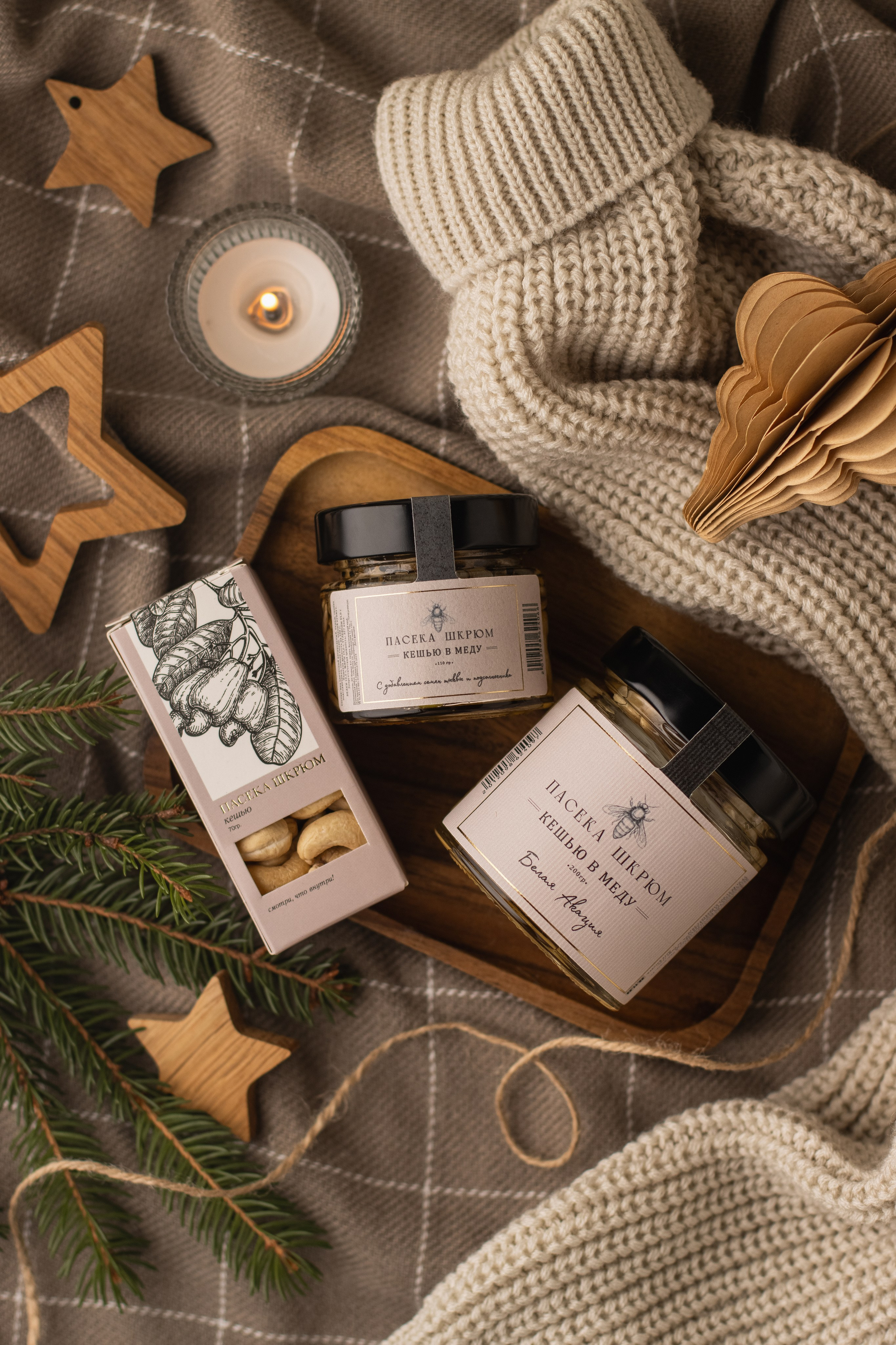 Пасека Шкрюм. Новогодний контент. Предметный фотограф в Балашихе Анастасия Михайлова