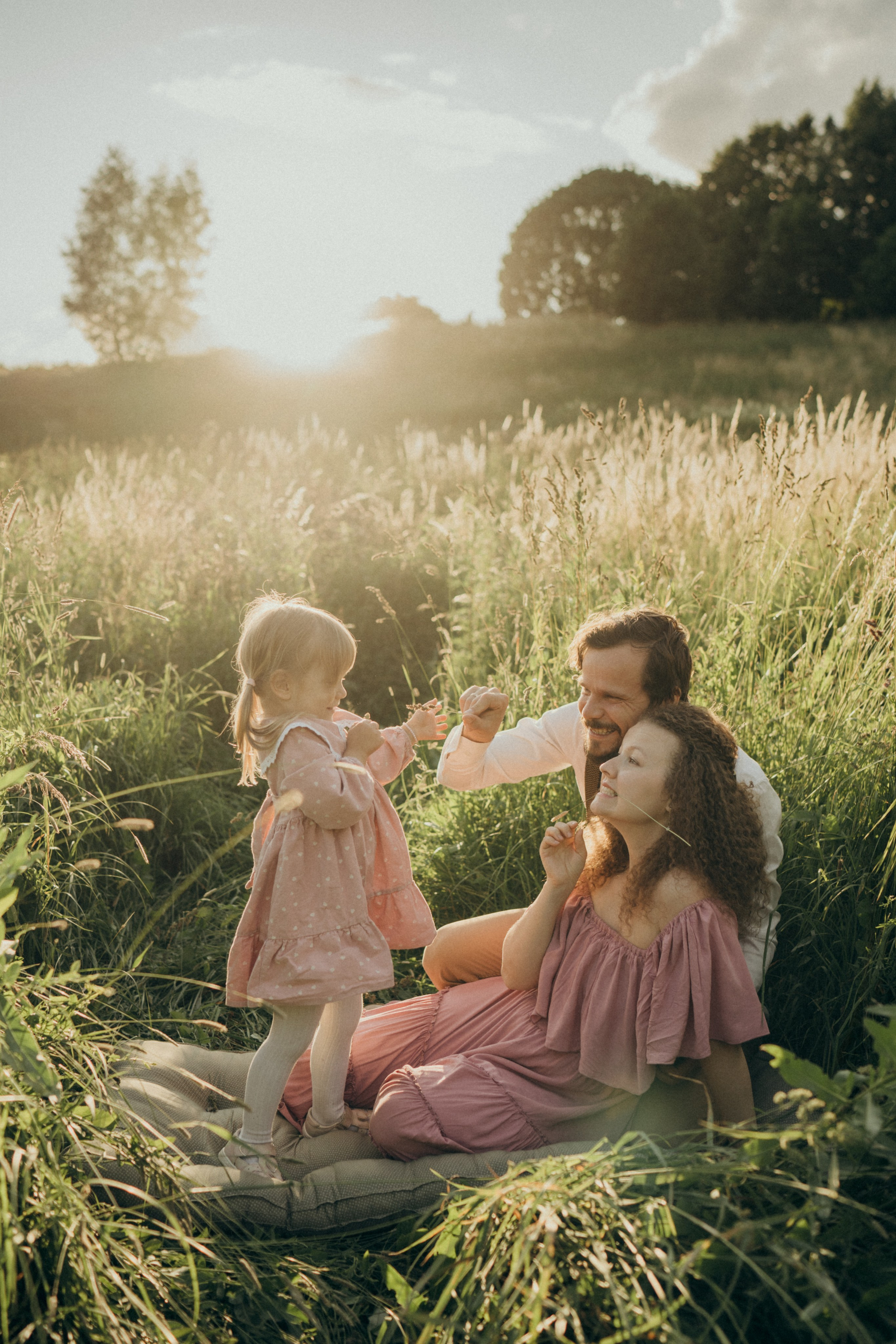 Закатная история. Семейный фотограф в Москве Елена Гильманова