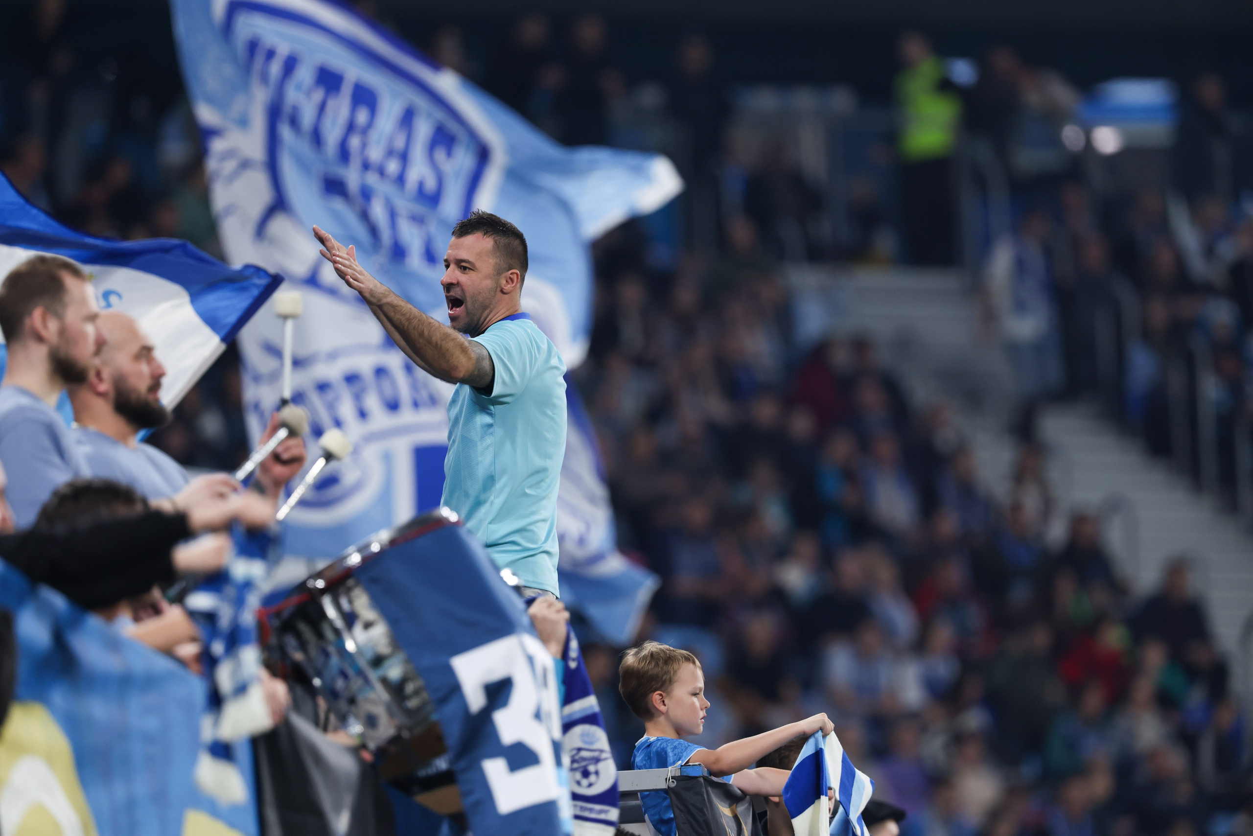 ФК «Зенит — ФК «Динамо» Москва 05.11.2025. Спортивный и репортажный фотограф Антон Тереханов