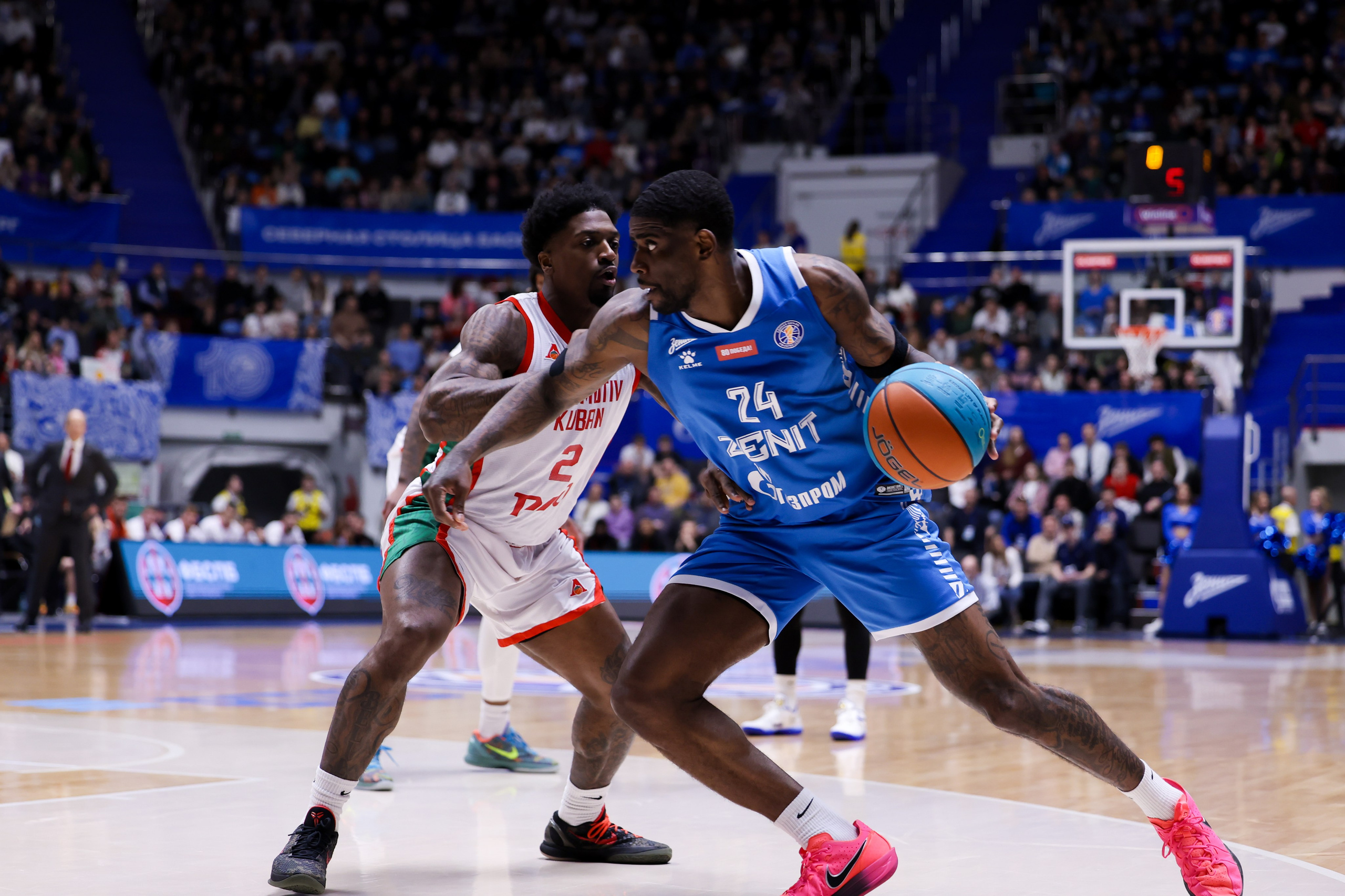 БК Зенит — БК Локомотив-Кубань 07.05.2025. Спортивный и репортажный фотограф Антон Тереханов