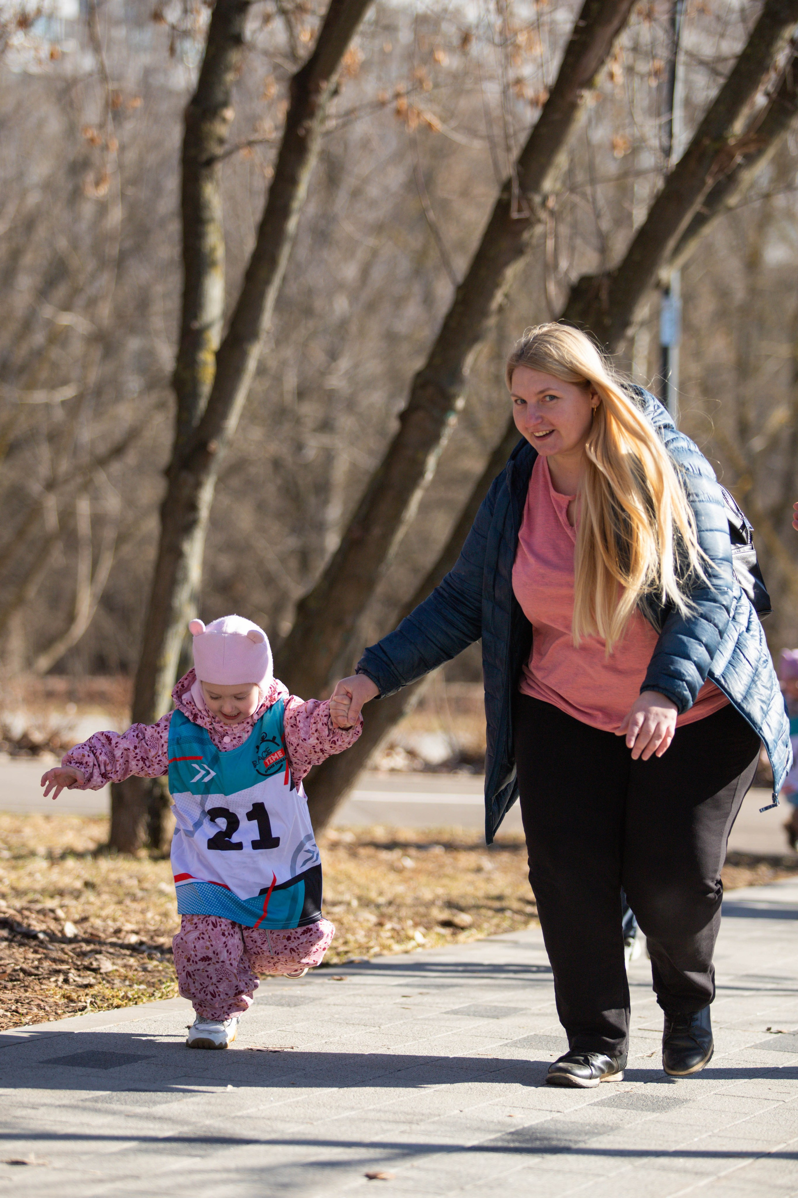 «Красивый забег» Парк Яуза. Александра Мельниченко/ Бегающий фотограф