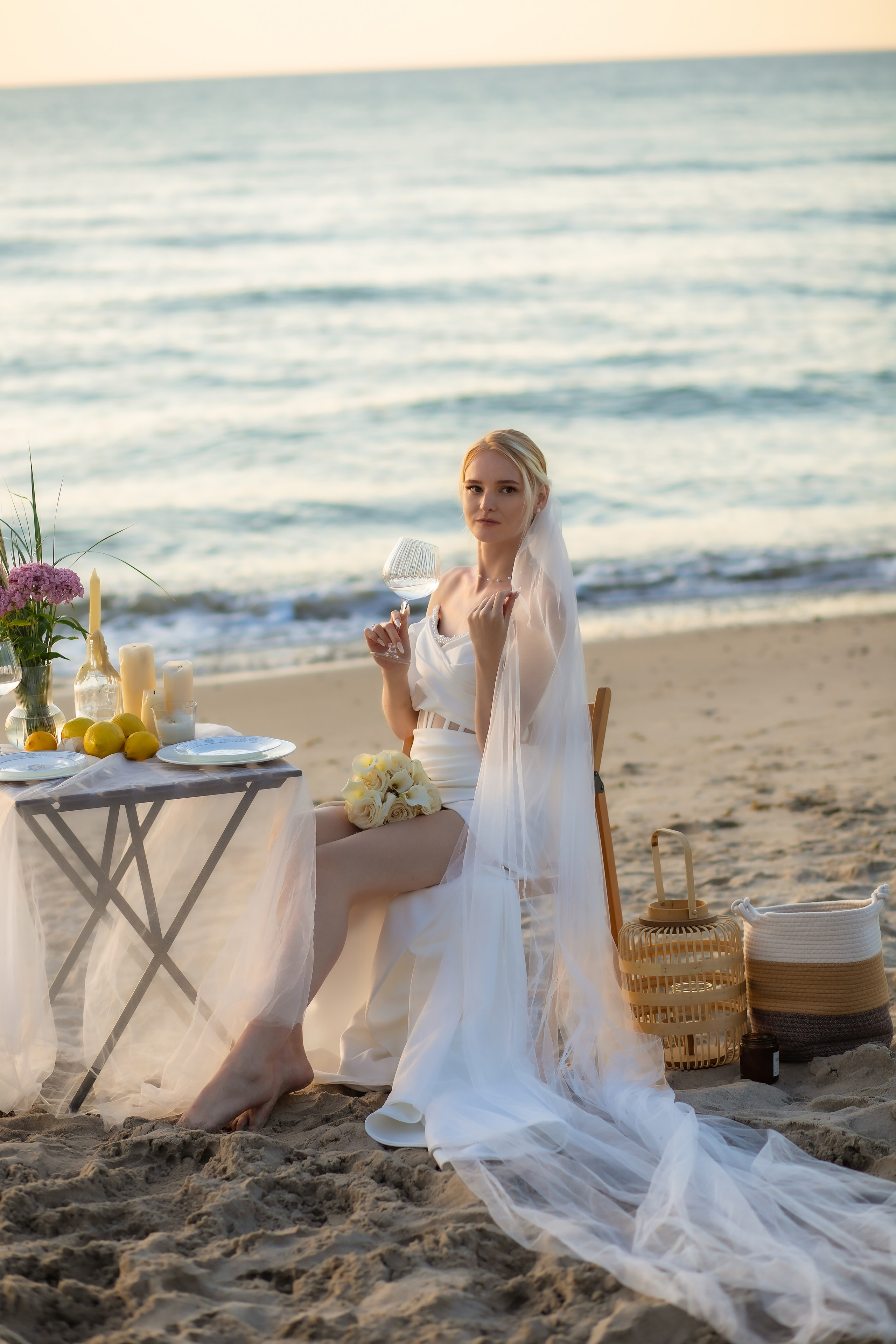 Александра и Влад. На закате. Фотограф в Калининграде Решетникова Алина