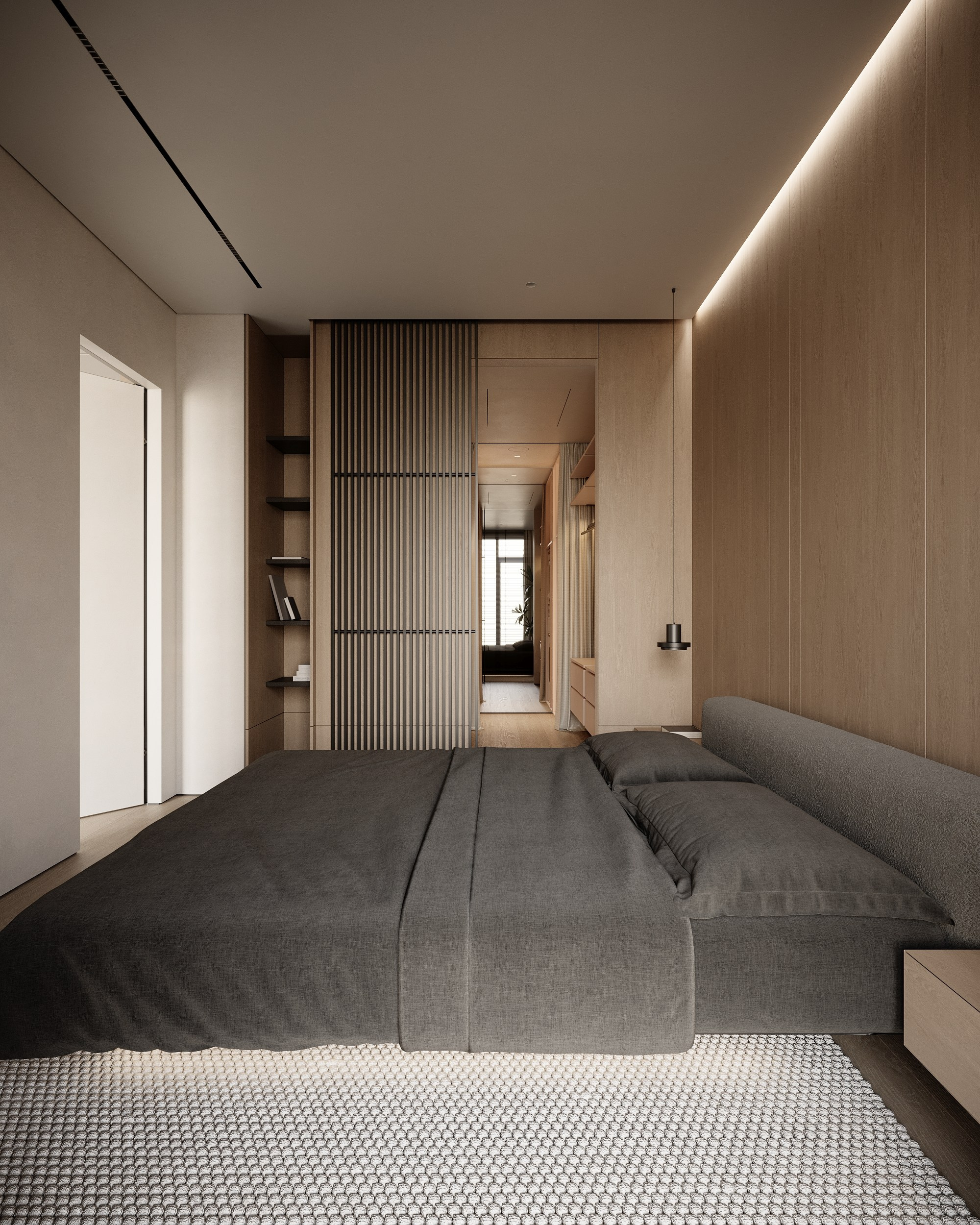 Современная квартира для семейной пары в ЖК Нагатино АйЛенд. Дизайн интерьера Санкт-Петербург | Москва | Калининград