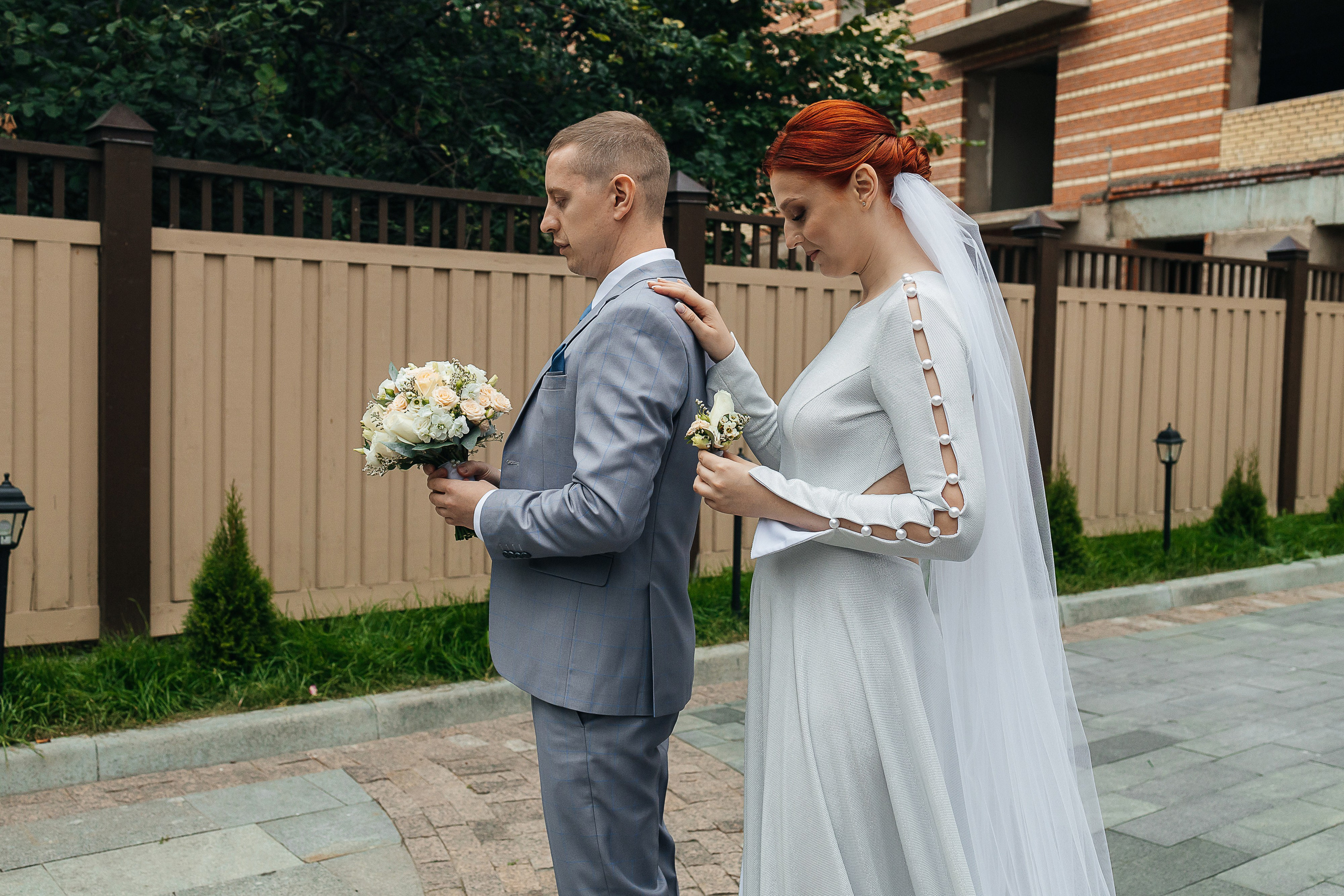 Фотосъемка невесты в эксклюзивном свадебном платье. Олег Сверчков | Свадебный фотограф Вологда