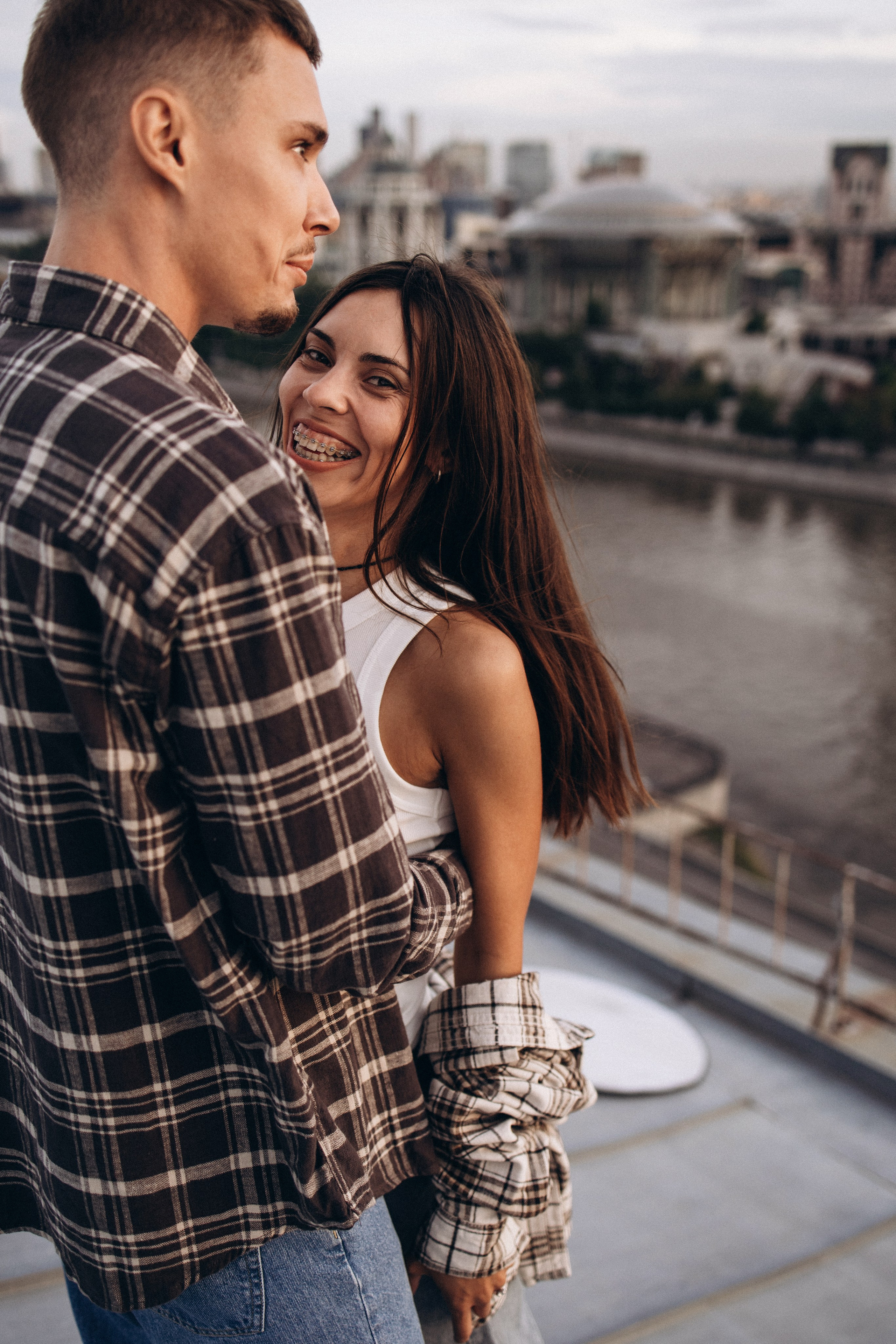 Виолетта и Макс на крыше. Семейный фотограф в Москве Марина Петра