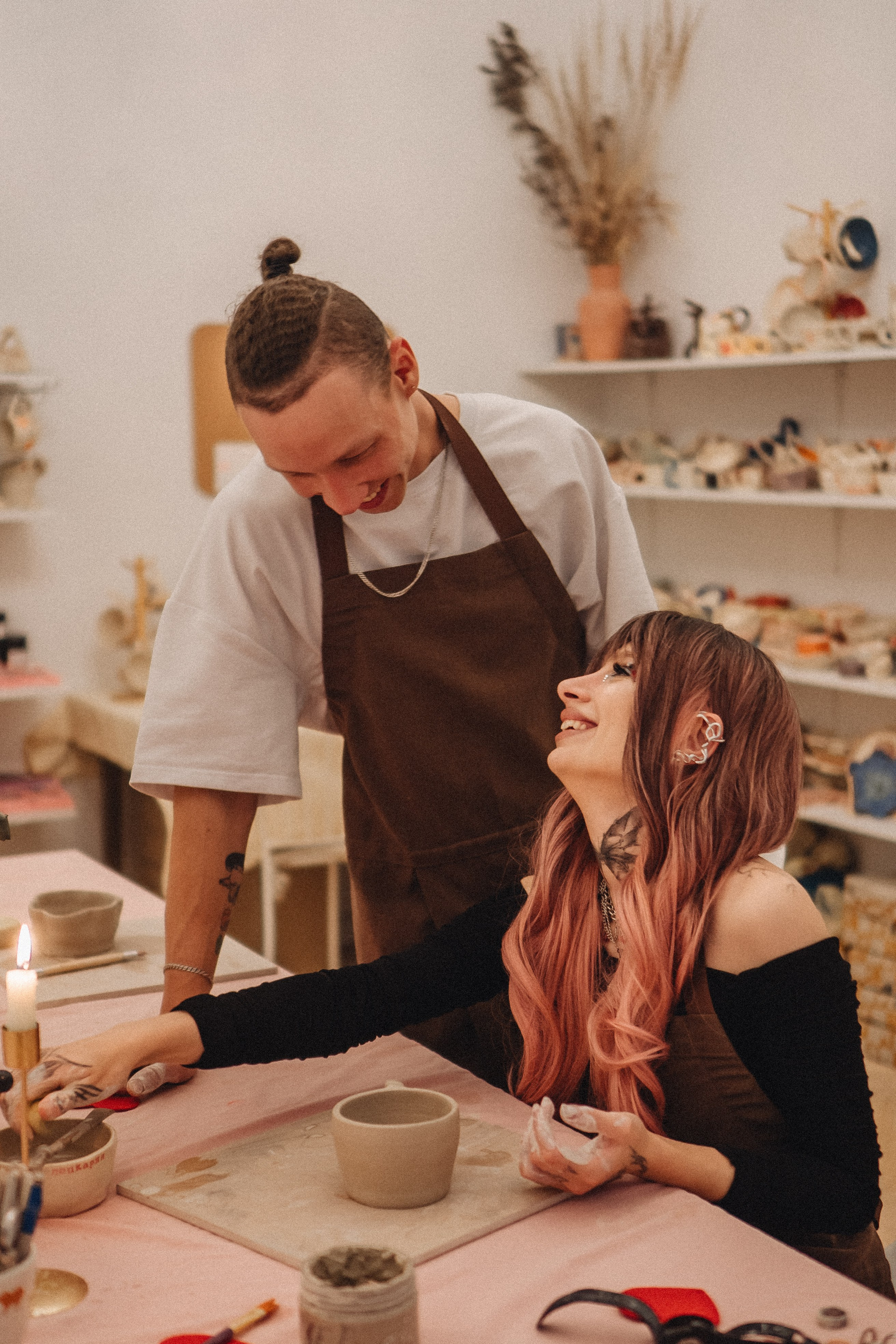 СВИДАНИЕ В ГОНЧАРНОЙ МАСТЕРСКОЙ. Профессиональный фотограф, Санкт-Петербург — Виктория Богомолова