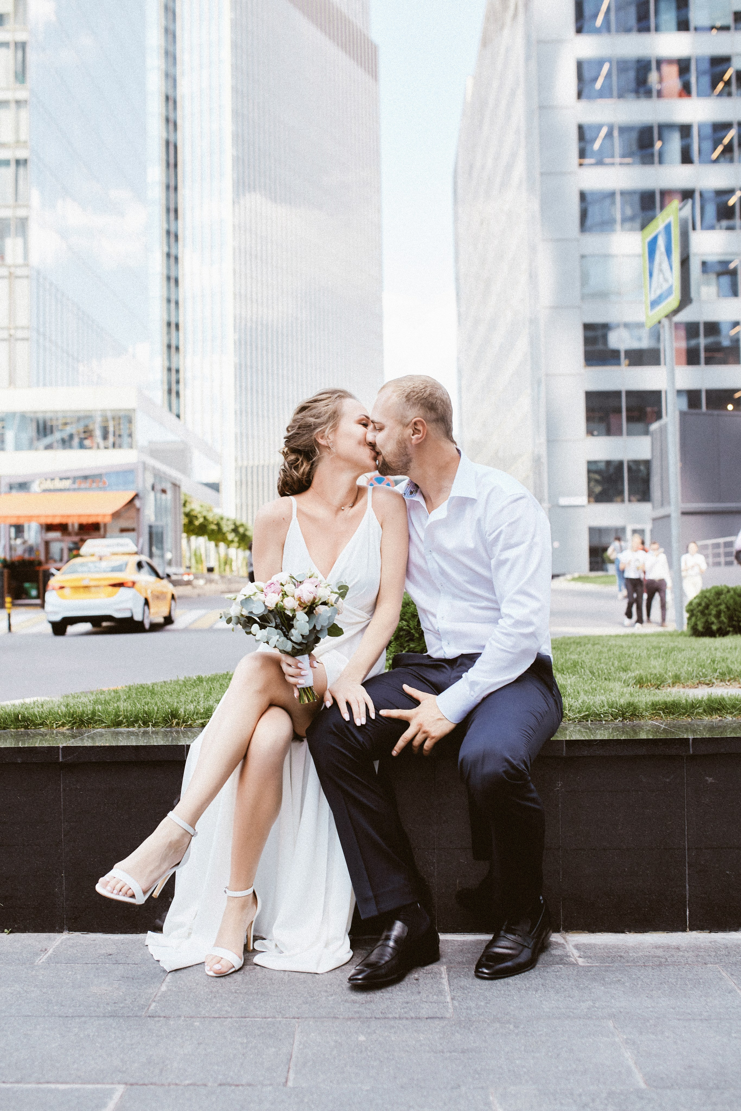 Свадьба в Сити. Портретный фотограф в Москве Мария Варлей