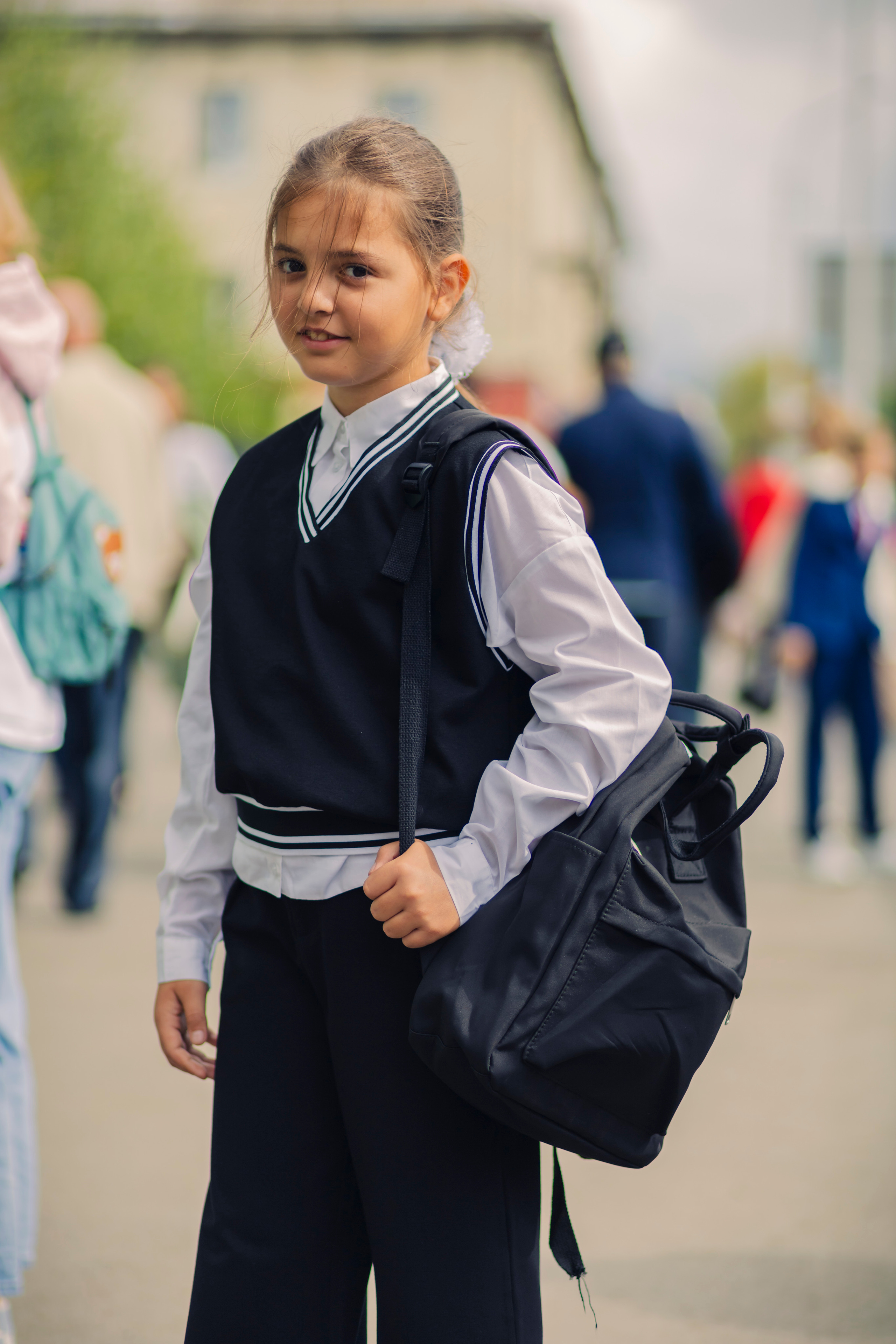 Первое сентября учеников 103 школы г. Уфы. Фотограф Каримов Виктор