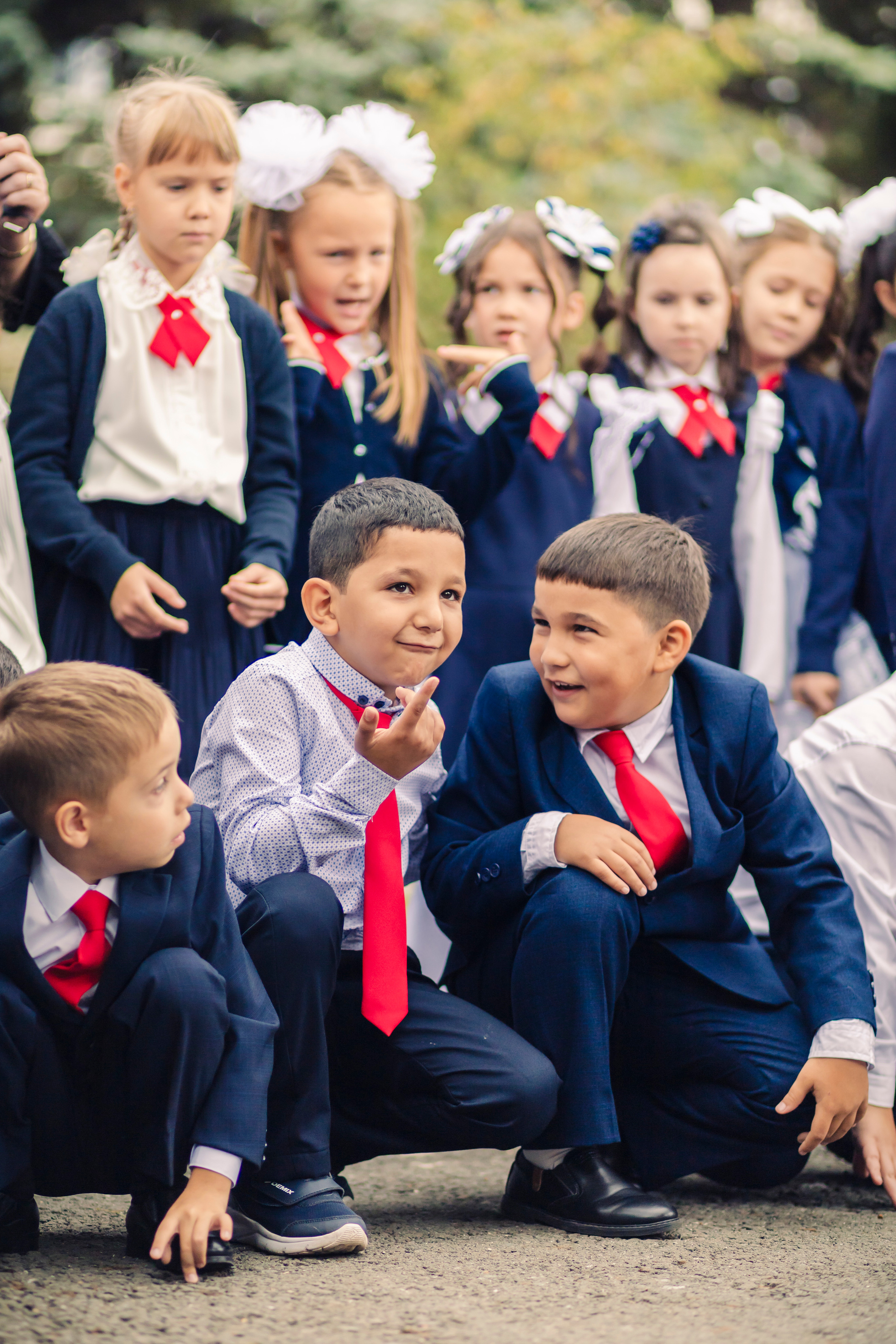 Первое сентября учеников 103 школы г. Уфы. Фотограф Каримов Виктор