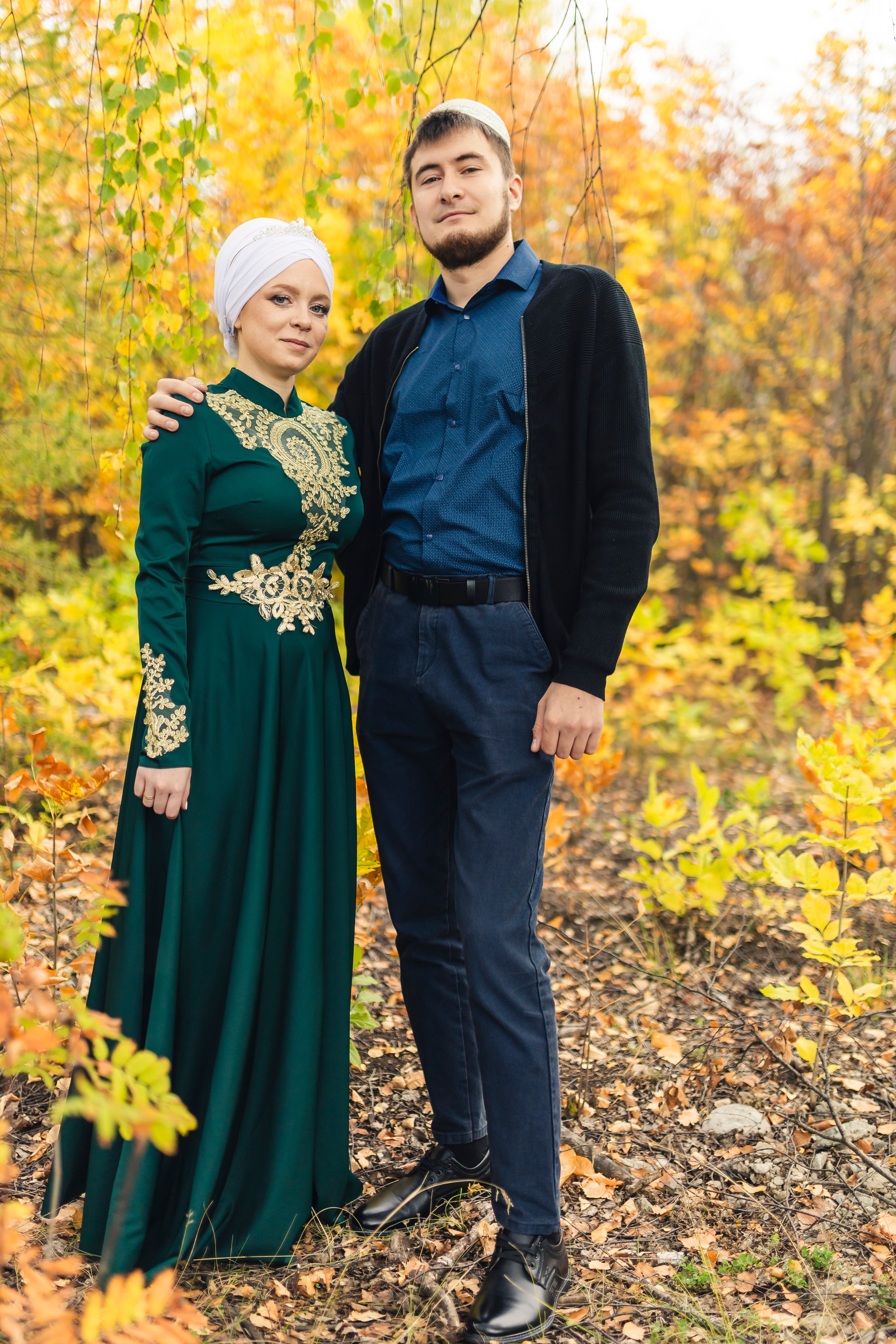 Осенняя фотосессия в лесу