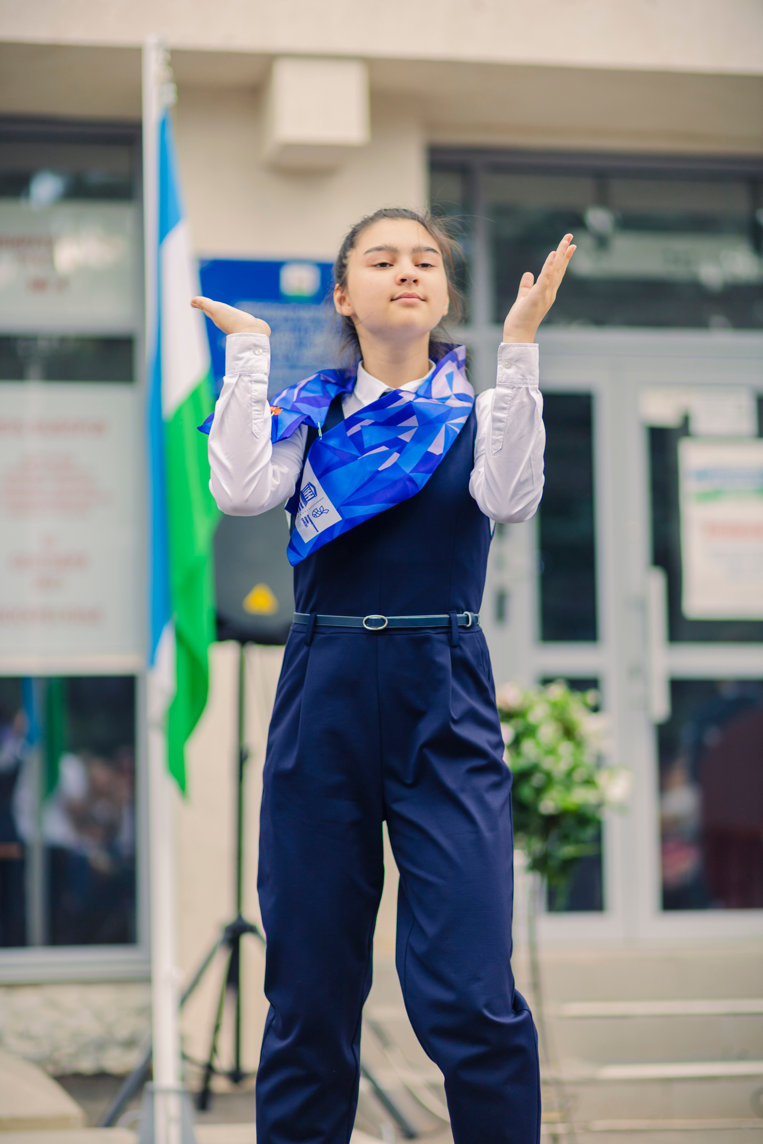 Первое сентября учеников 103 школы г. Уфы. Фотограф Каримов Виктор