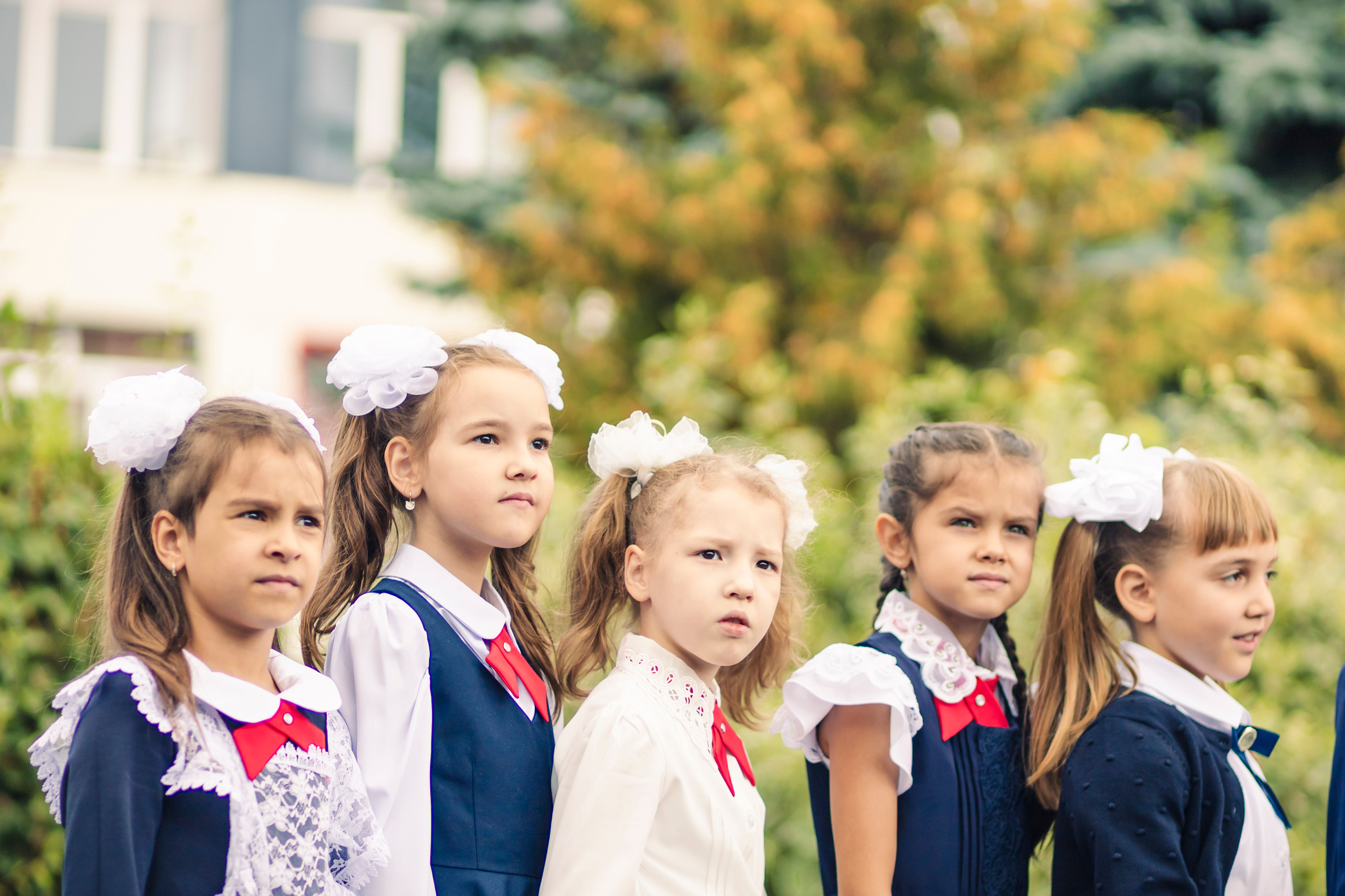 Первое сентября учеников 103 школы г. Уфы. Фотограф Каримов Виктор