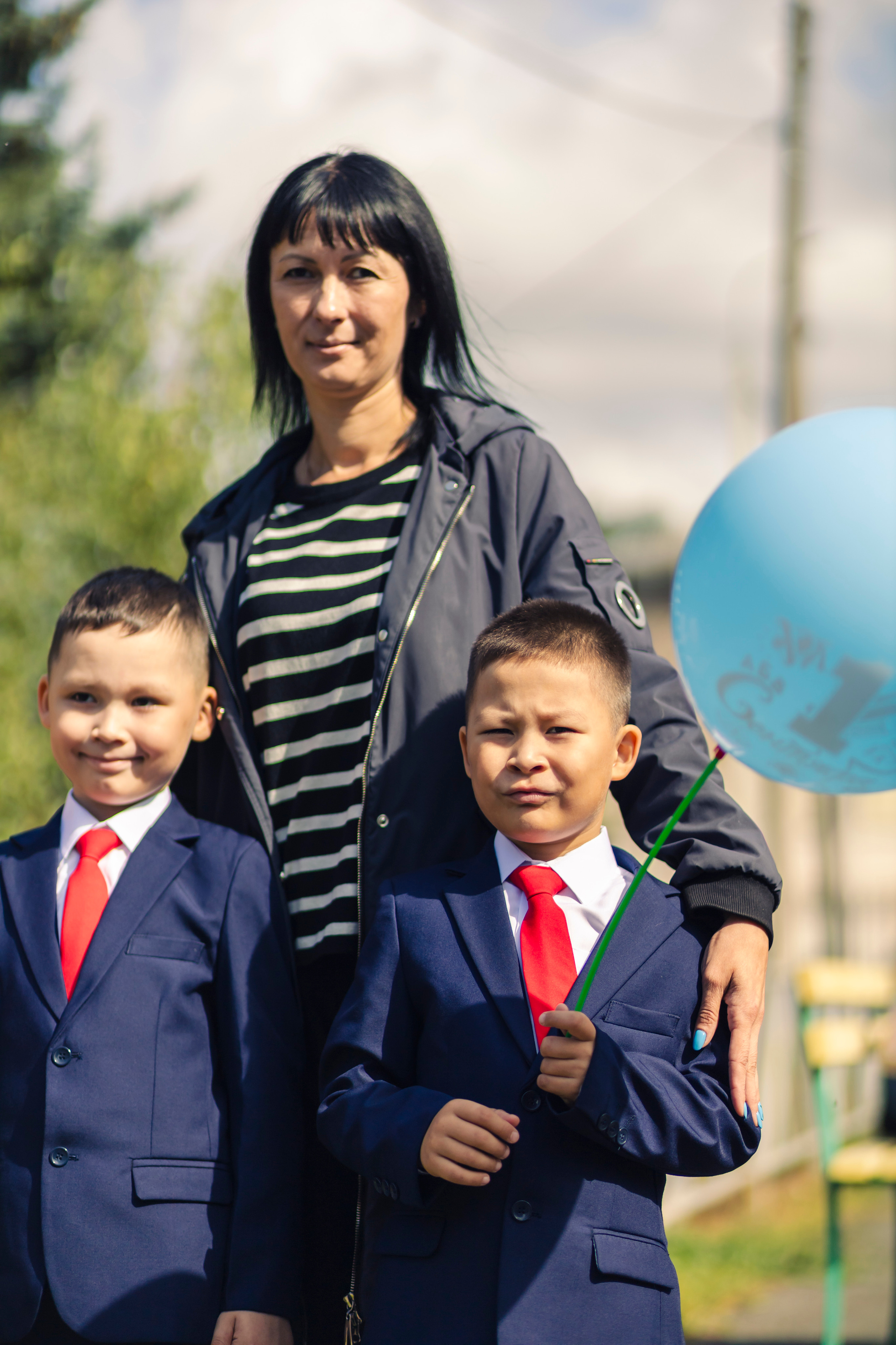 Первое сентября учеников 103 школы г. Уфы. Фотограф Каримов Виктор