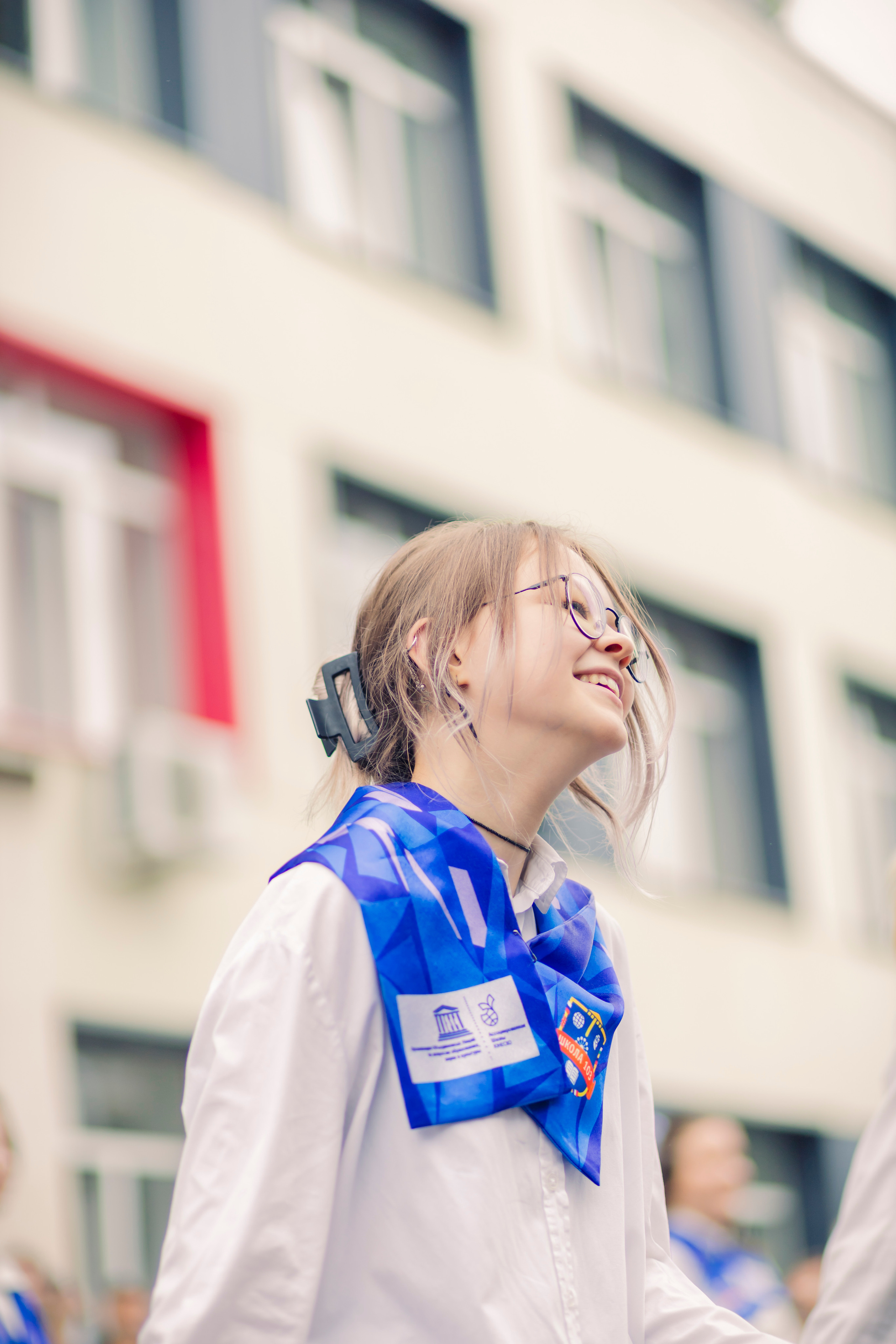 Первое сентября учеников 103 школы г. Уфы. Фотограф Каримов Виктор