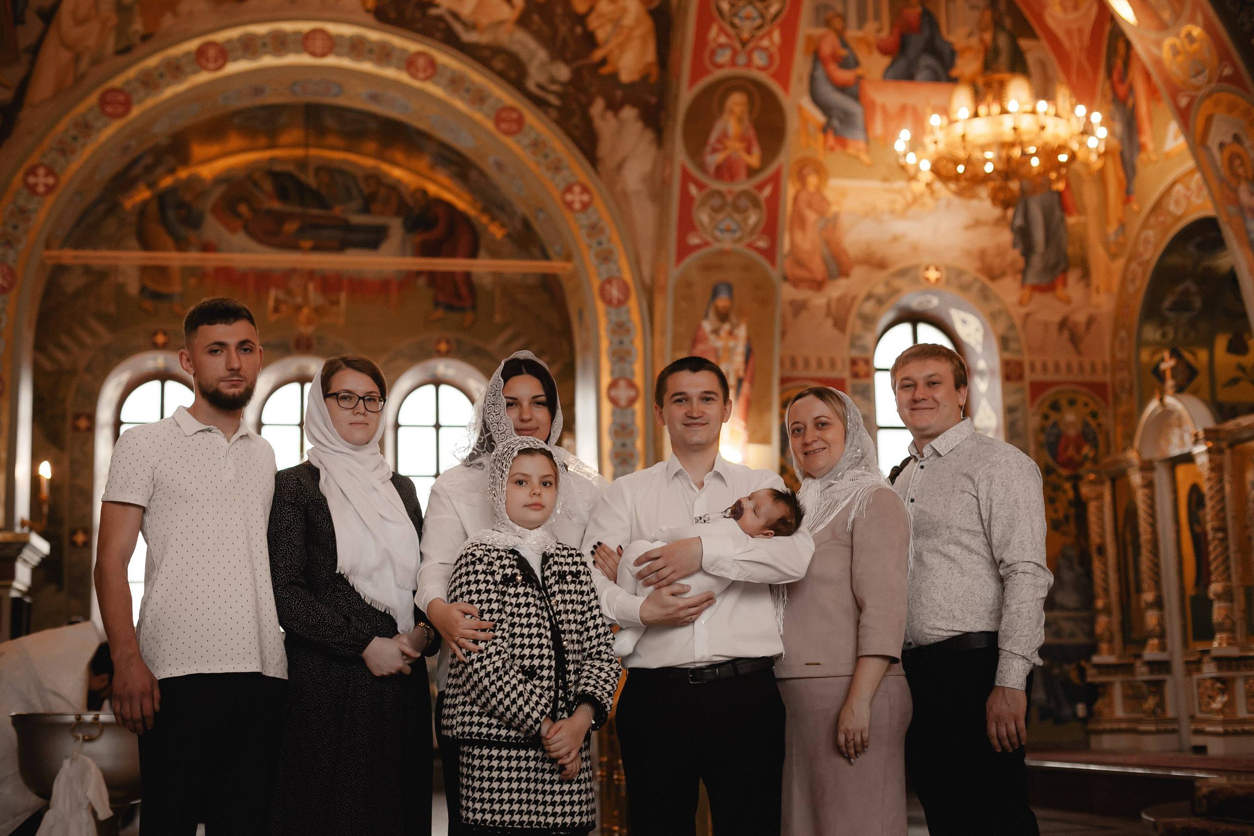 Таинство крещения. Семейный фотограф в Воронеже Анастасия Демиденкова