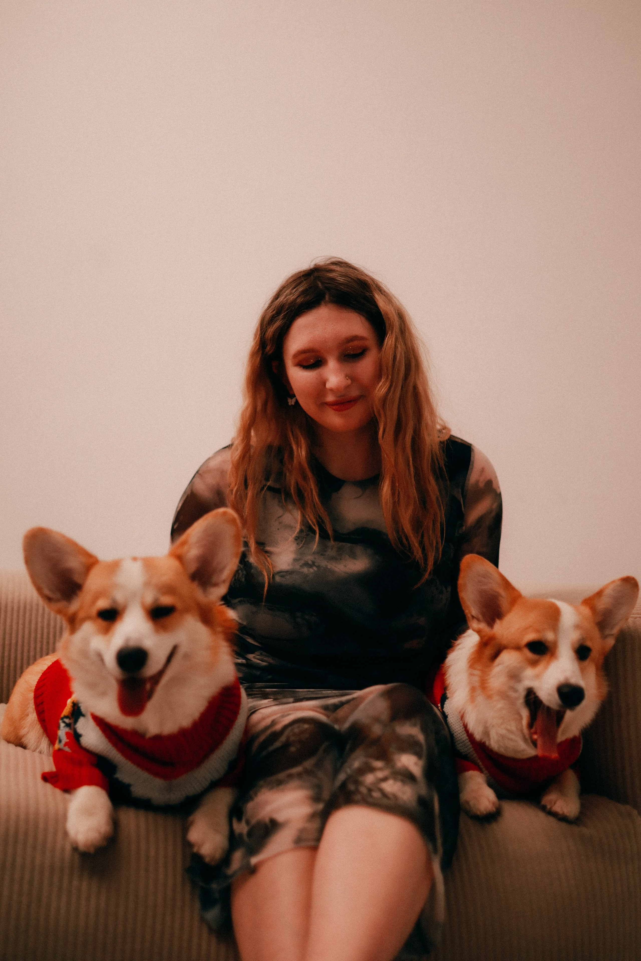 Оля, Антон и сыновья. Фотограф София Комкина