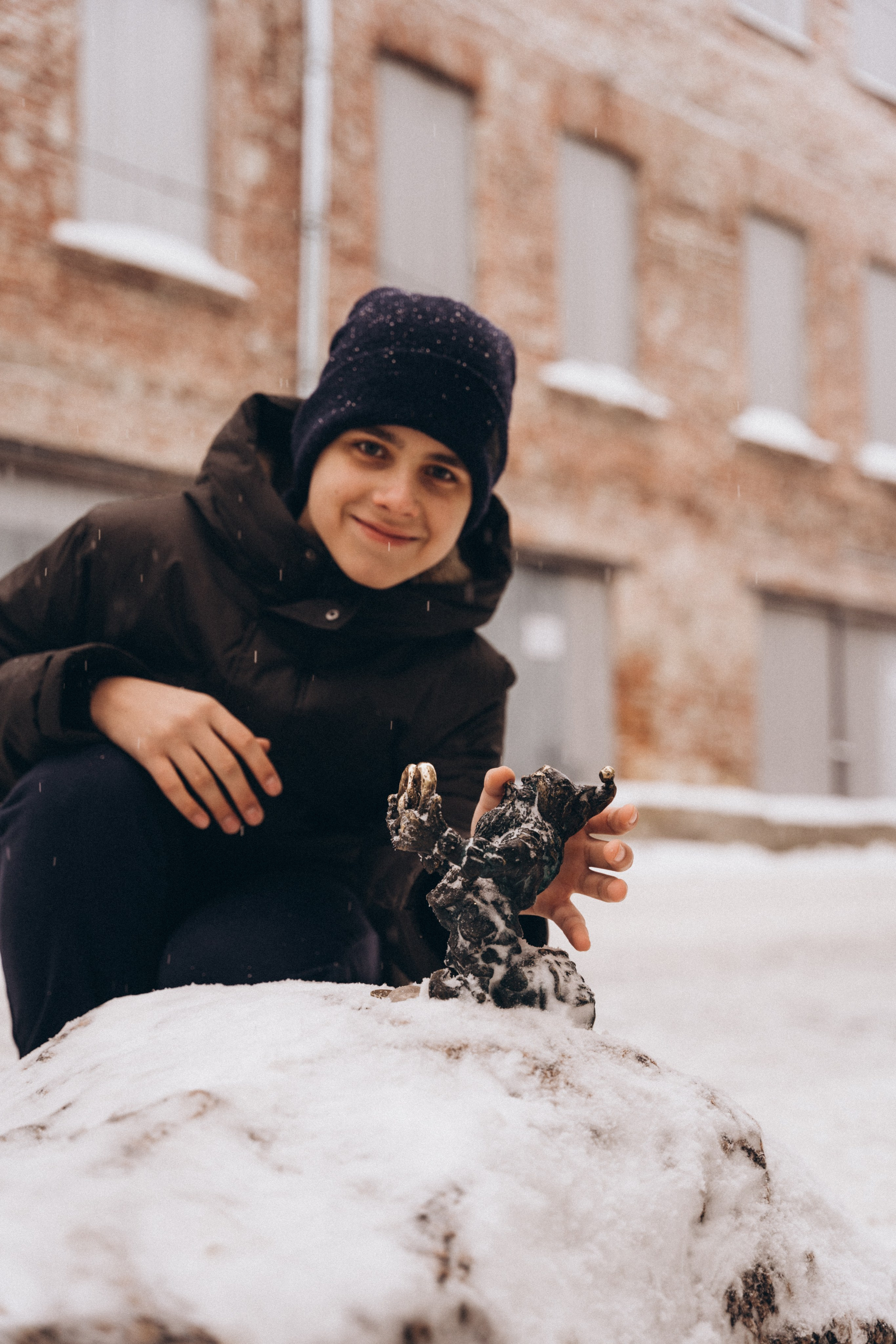 Январская прогулка: Даня, Елена и Андрей. Фотограф в Ульяновске Александра Григоровских