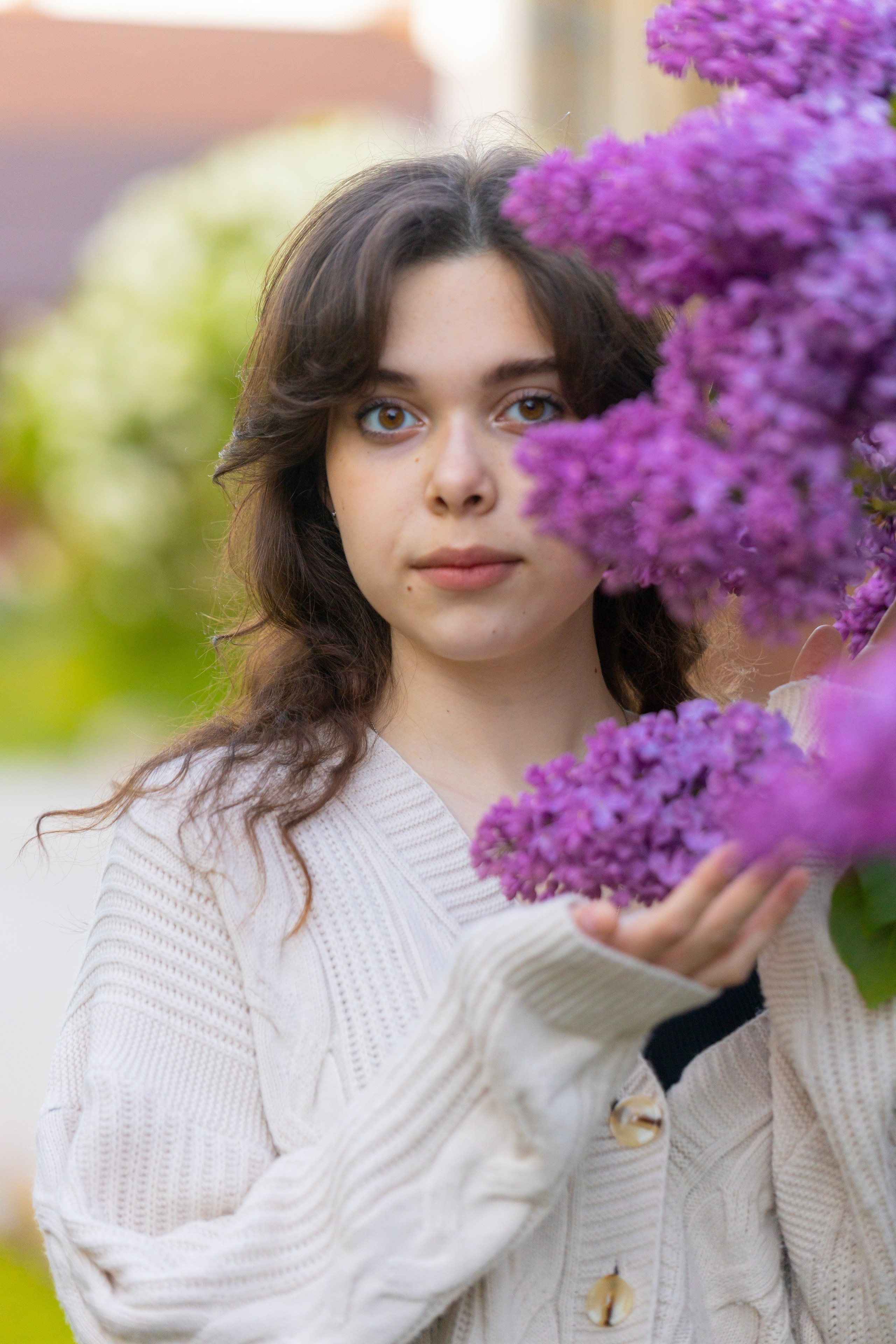 Мария весной в цветущих локациях. Фотограф в Туле Крупский АнДРей. Фотостудия «КАДР71» в Туле