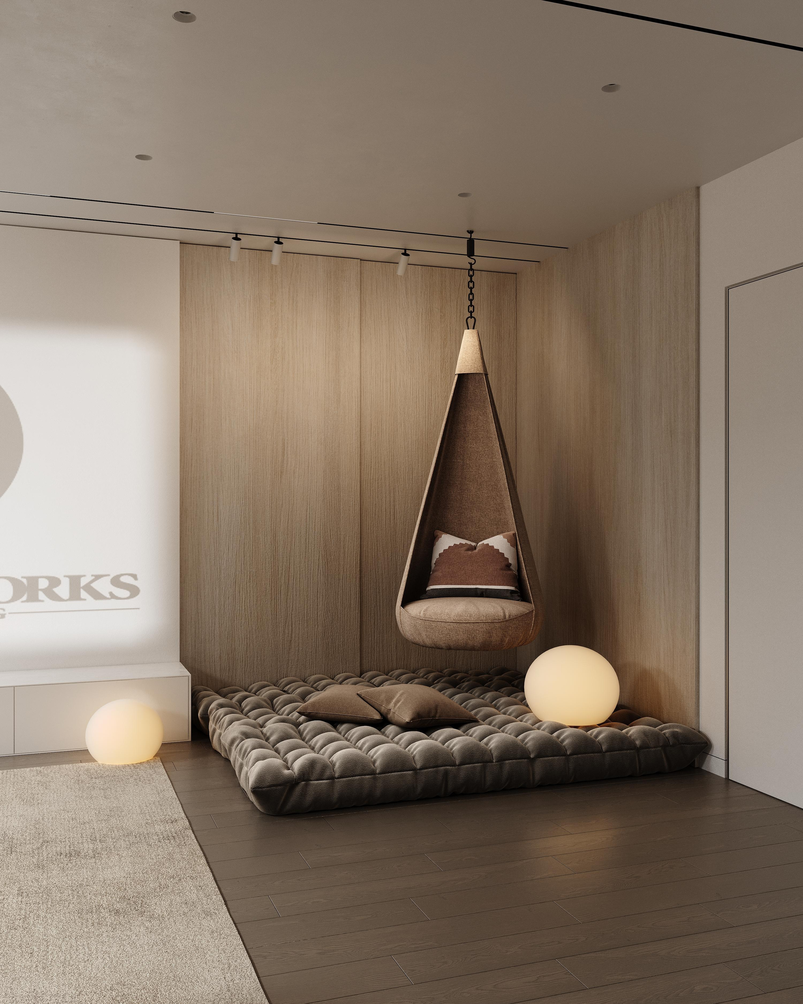 Чердачный этаж. Дизайнер интерьера Еремина Юлия