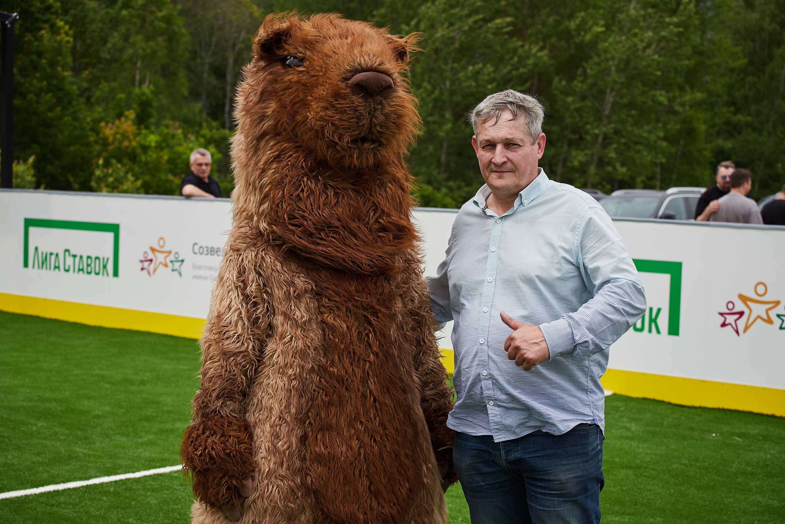 Открытие хоккейной площадки с Федором Конюховым. Репортажный Фотограф