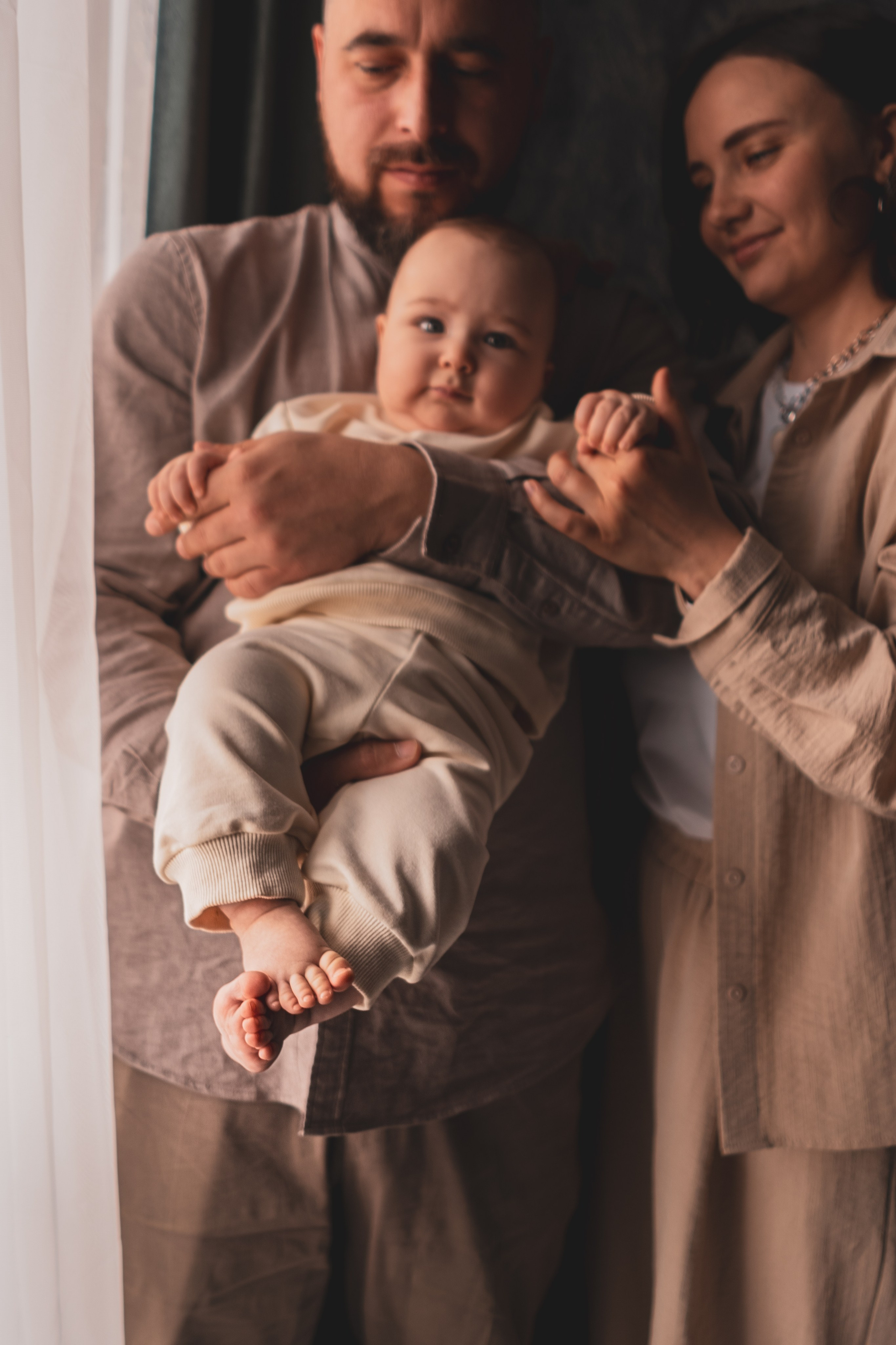 Мансур с родителями, Щелково, домашняя съемка. Наталья Дукалова фотограф Щелково Королев Пушкино Москва Балашиха