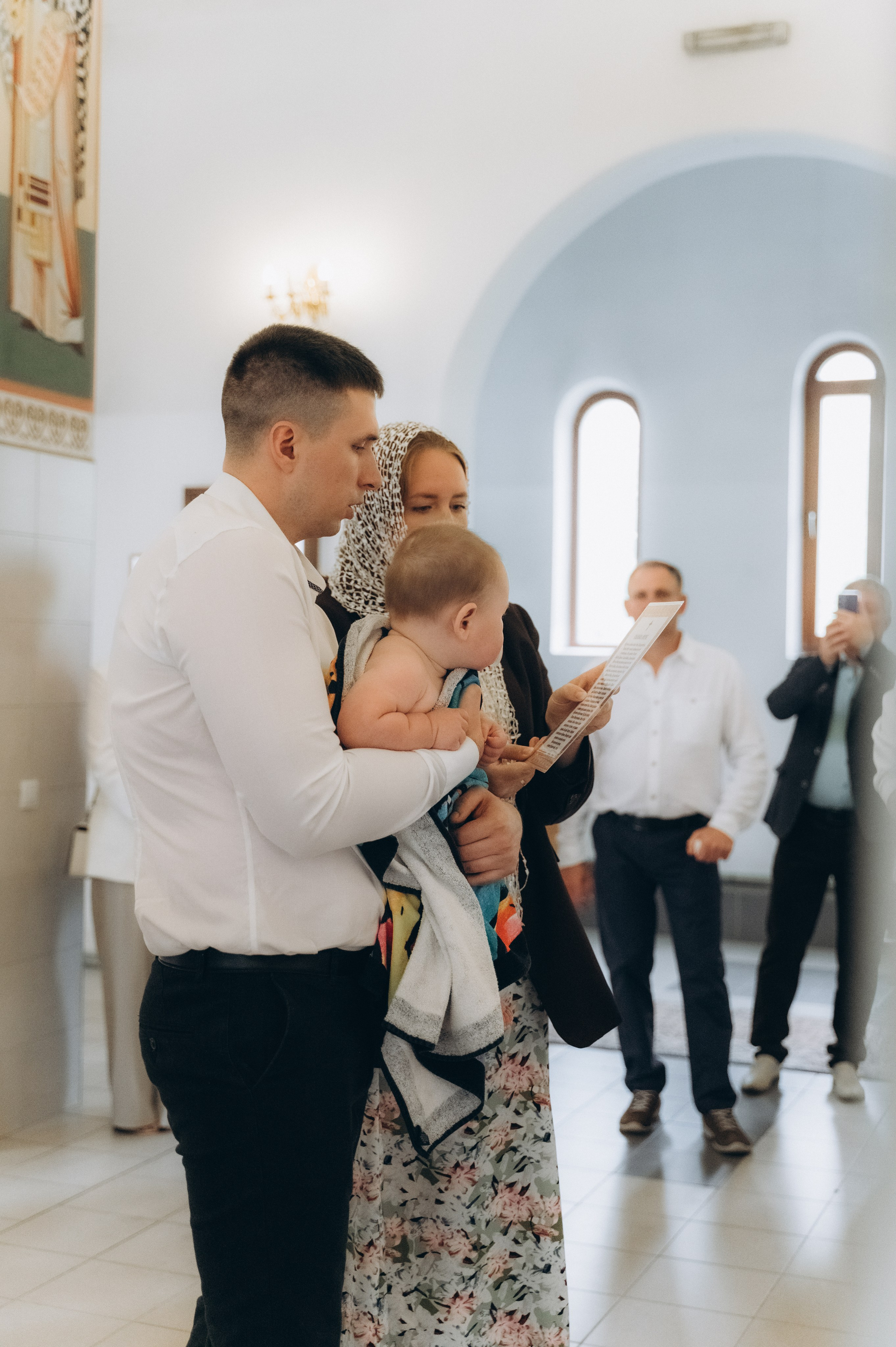 Крещение Демьяна (Церковь в честь святой блаженной Ксении Петербургской). Семейный фотограф в Минске Дарья Дреко
