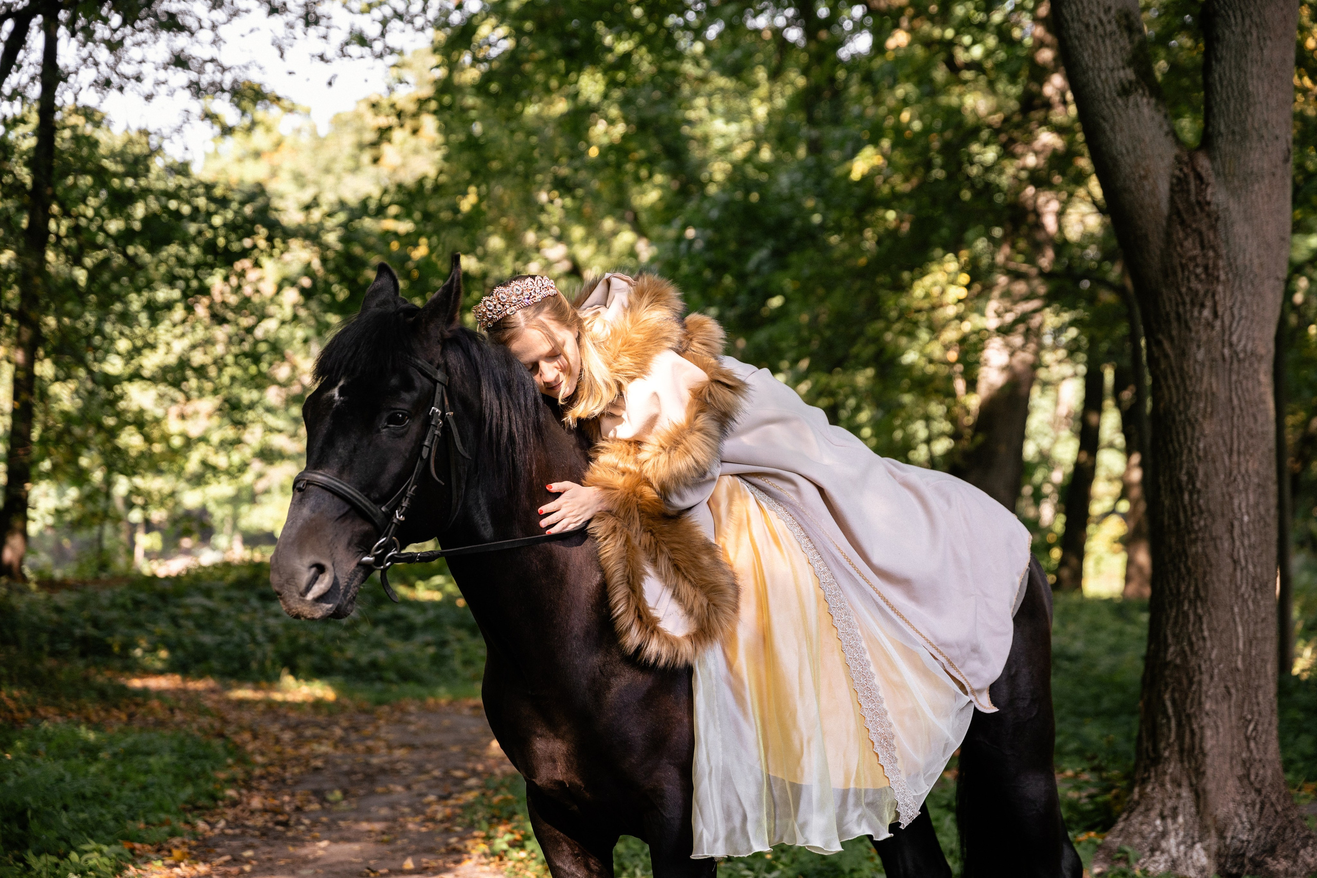 Стилизованная фотосессия в парке усадьбы Быково