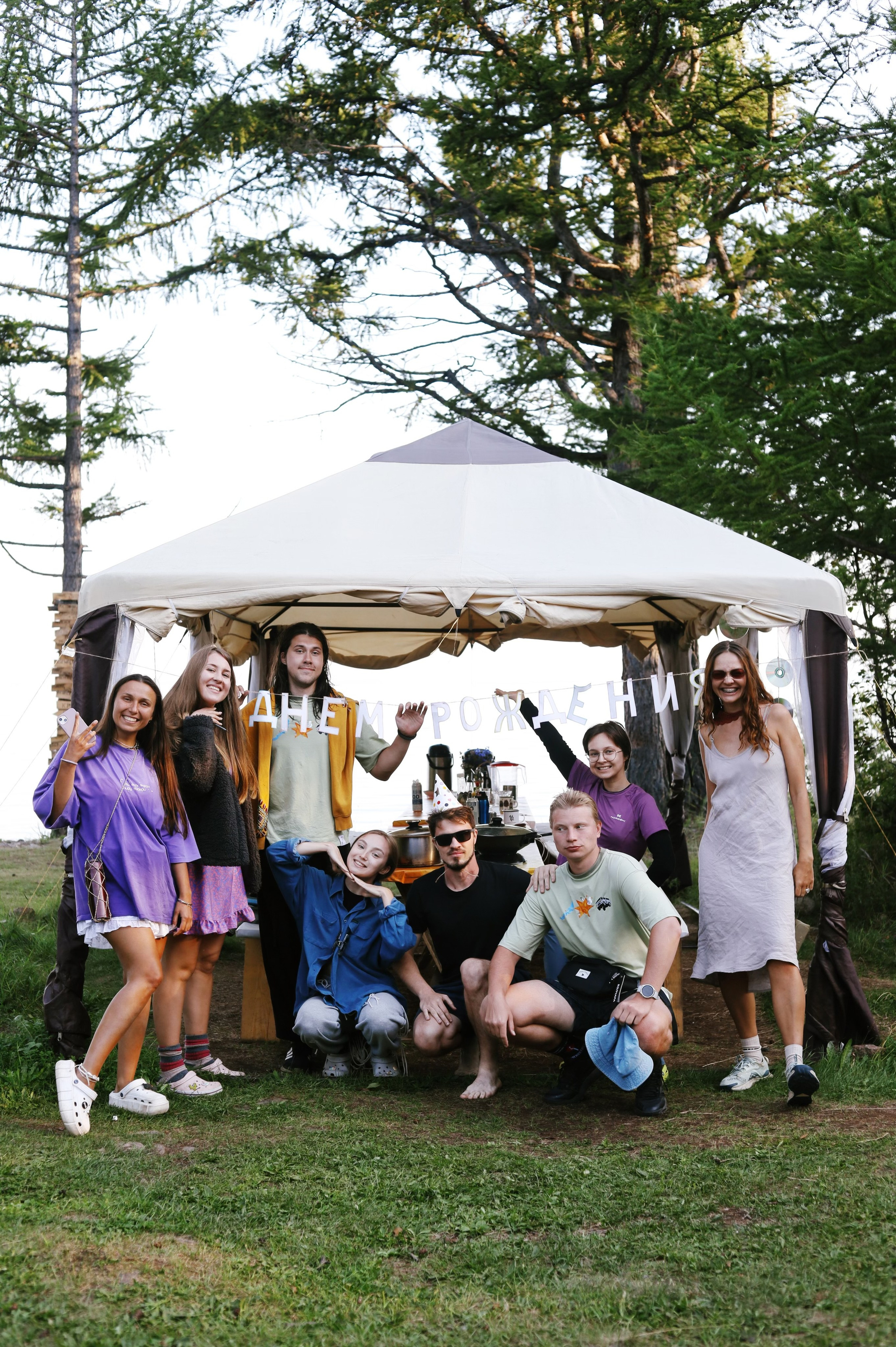 Лето 2024 / палатки. 1642 — первый лагерь для взрослых на Байкале