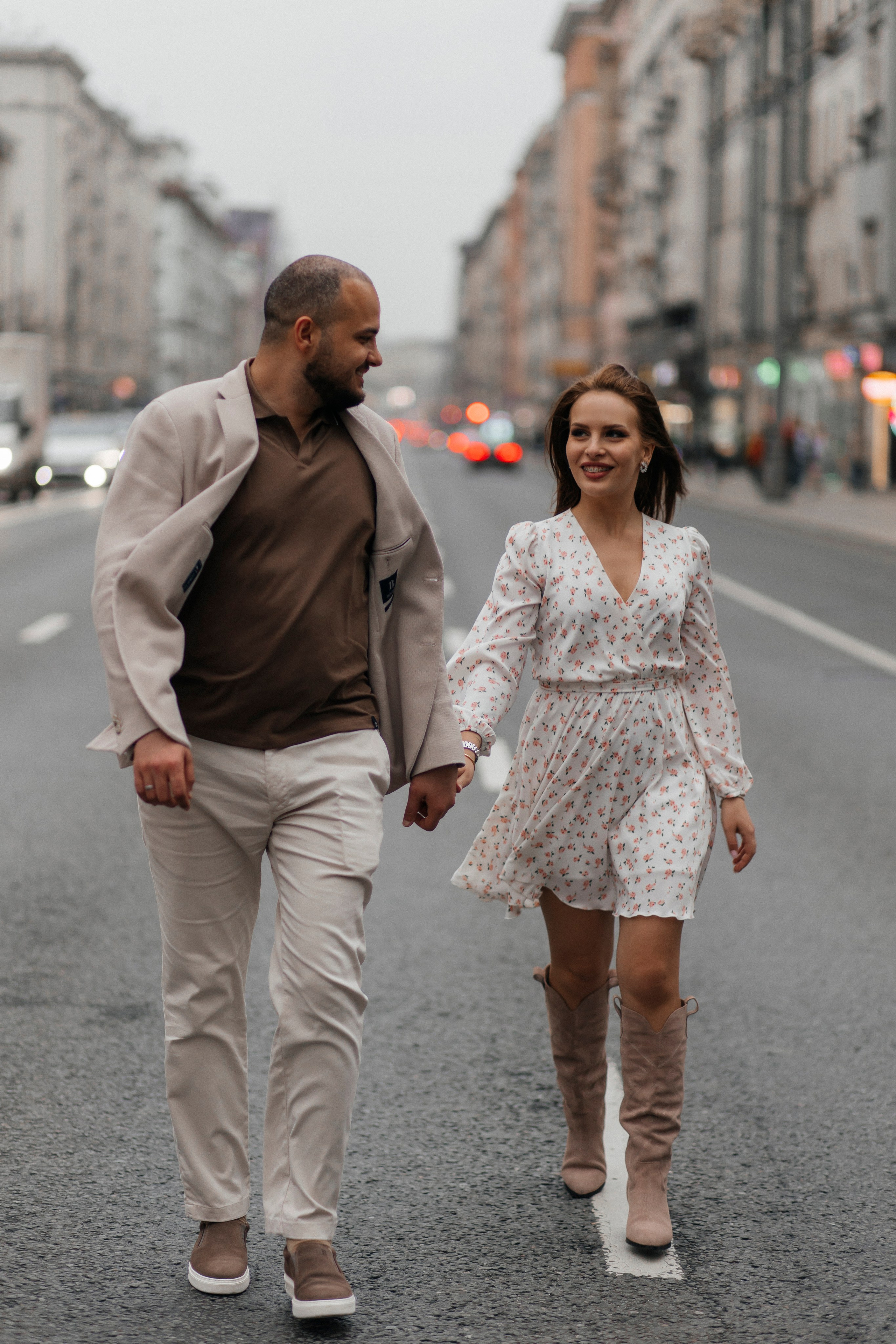 Анастасия и Мостафа (библиотека + прогулка). Фотограф в Москве Екатерина Потапова