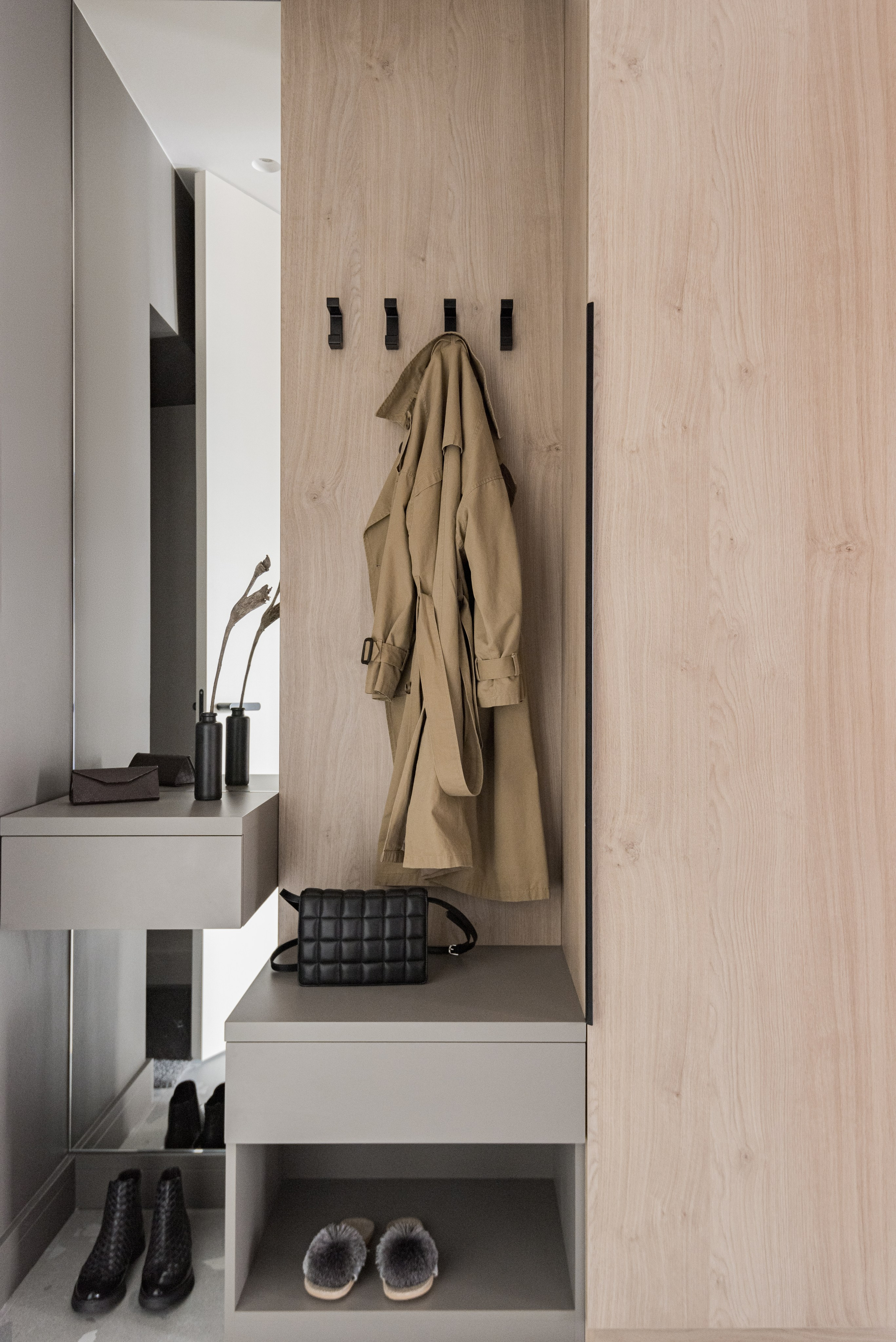 Квартира для молодого человека. Дизайнер Анна Хащенко. Мебель на заказ