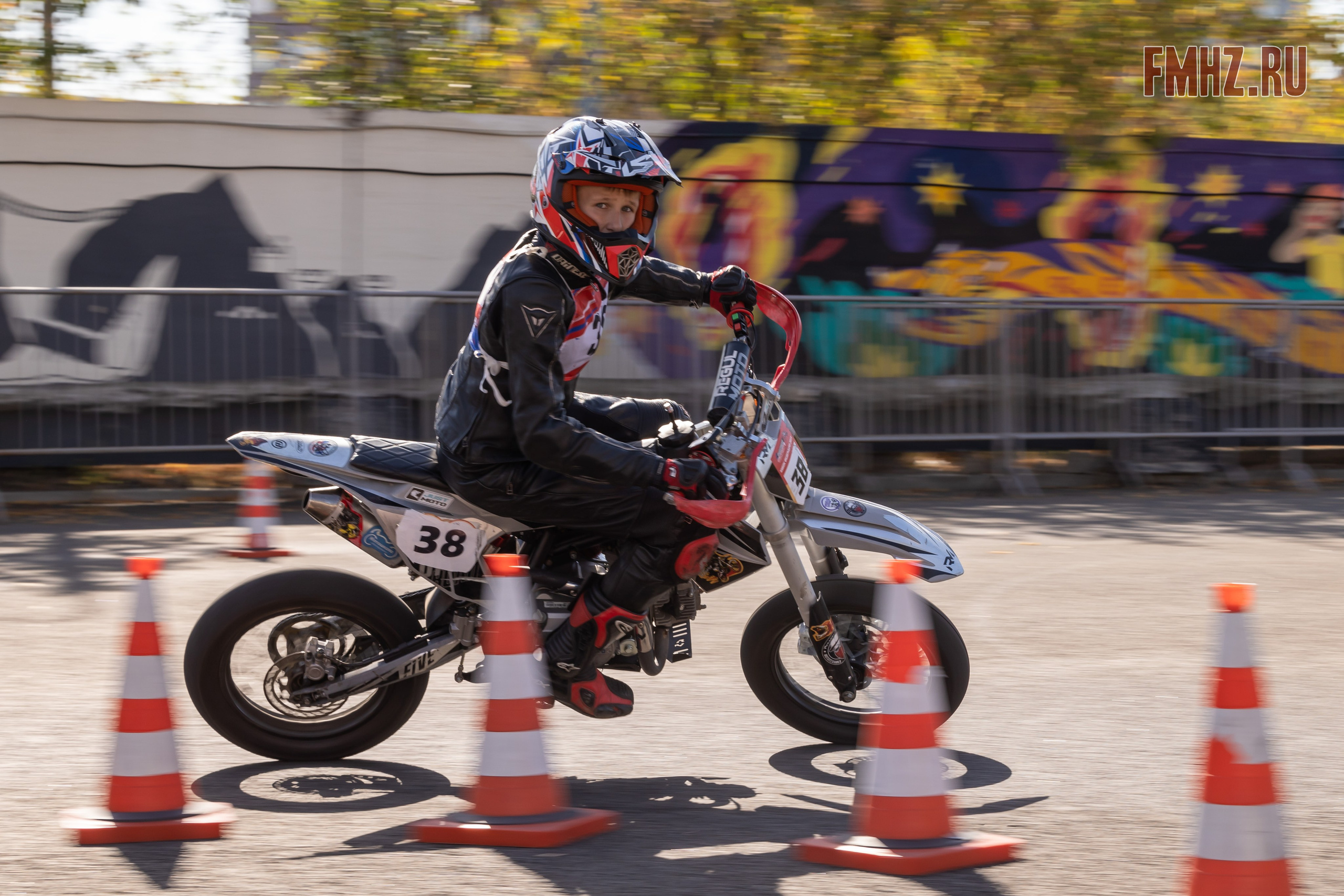 Соревнования по мотоджимхане на площадке Мосгортранс 15.09.2024. Фотограф Владимир Охрименко