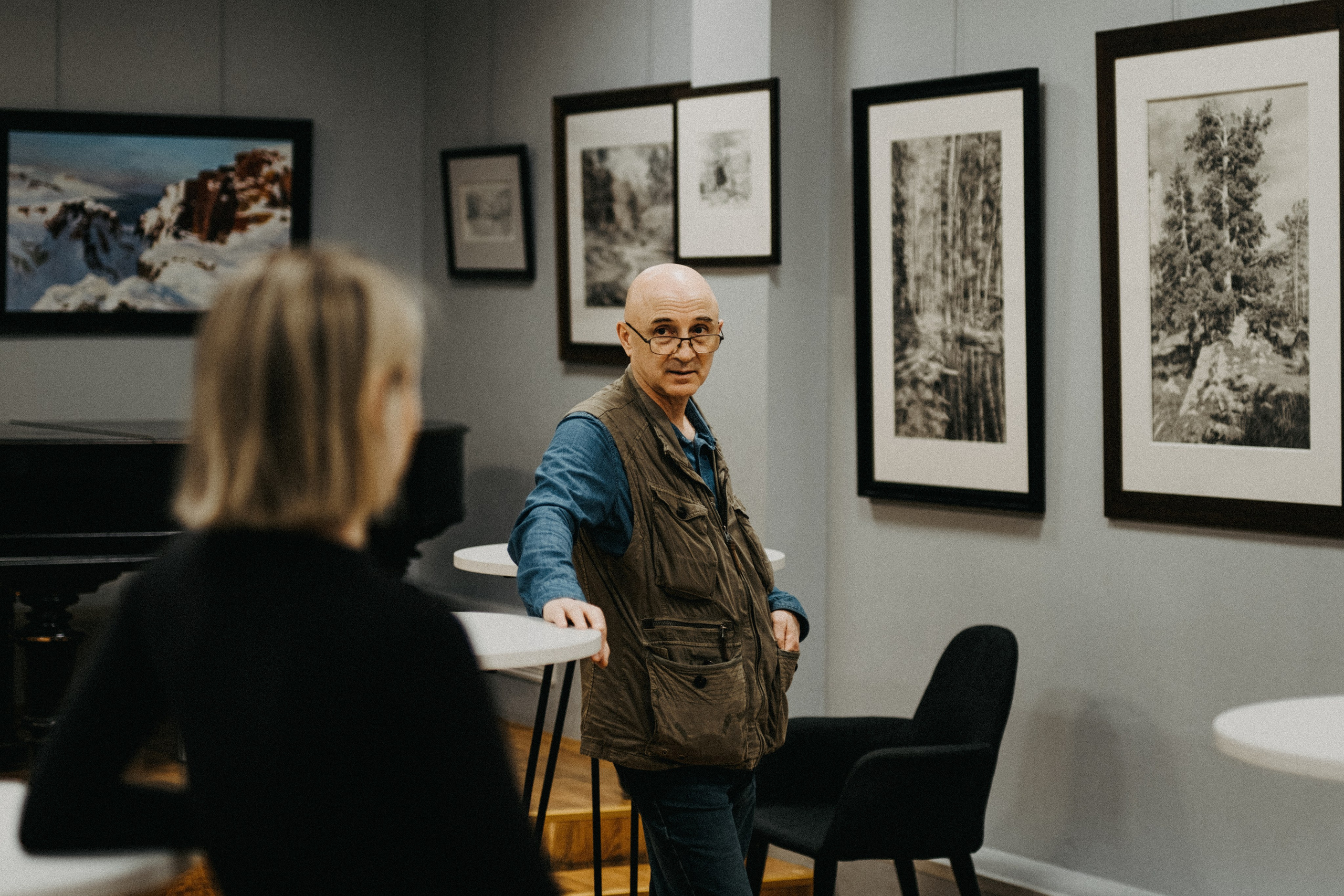 ГРАФИЧЕСКИЙ ВАВИЛОН Геннадия Овчаренко. Reportage, architectural, fine art photographer Lena Melnikova in Moscow