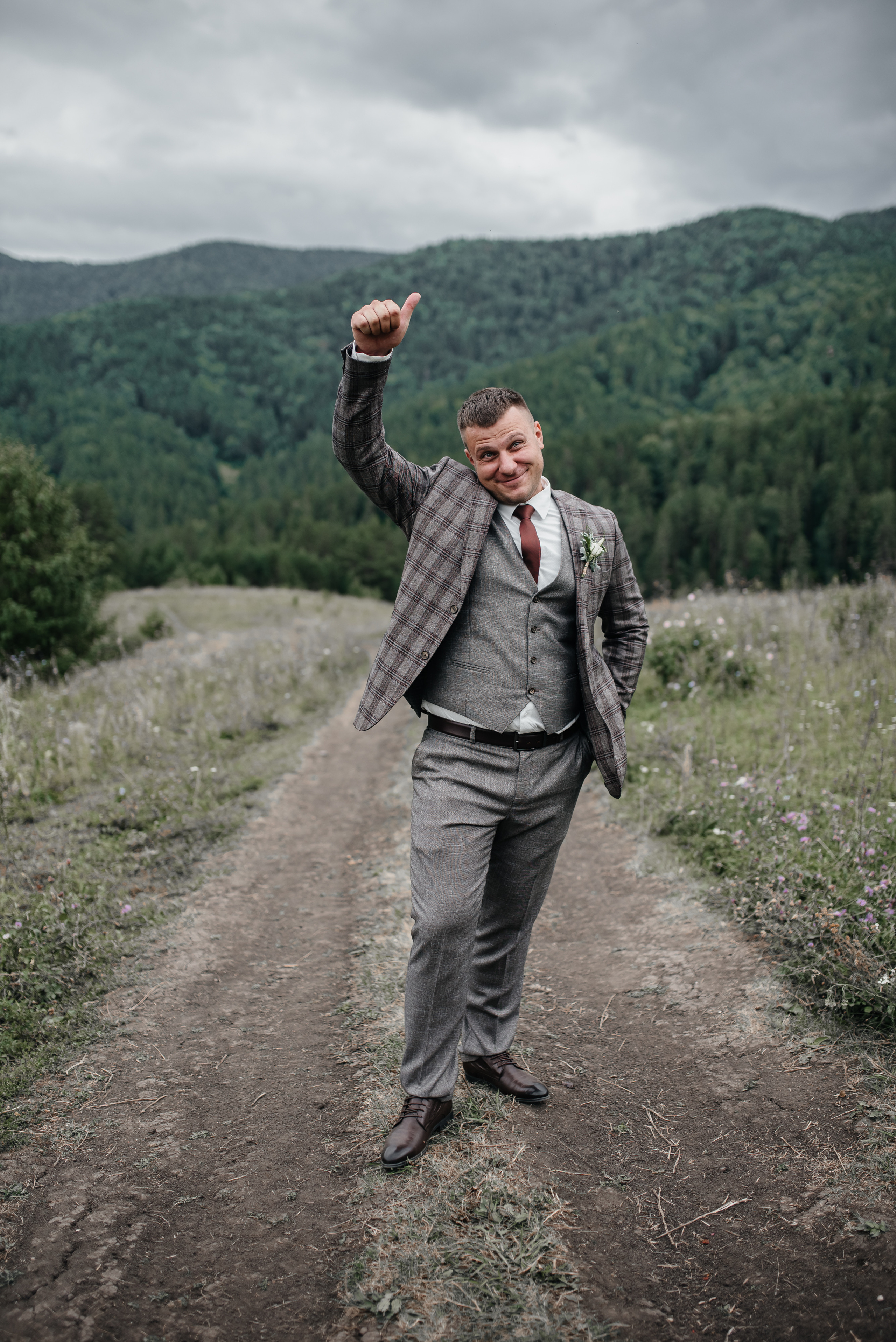 Антон и Кристина. Свадебная  съемка на Алтае