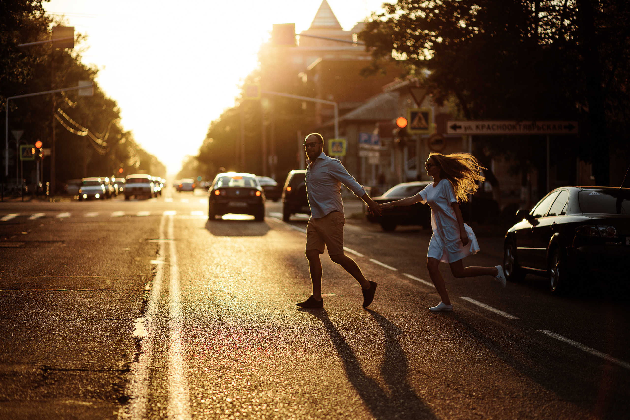 Фотосессия Love-Story. Прогулка на закате в г.Майкоп. Дмитрий Шевченко свадебное фото в г. Краснодар — Армавир — Лабинск